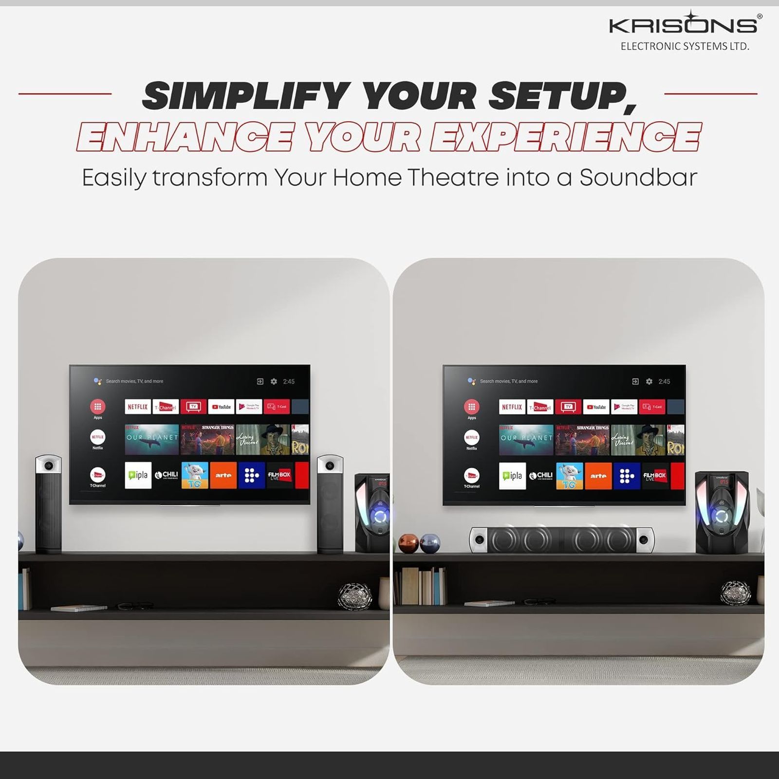 Krisons Superstar Bluetooth Home Theatre with Remote (Surround Sound, 4.1 Channel, Black) Krisons Superstar Bluetooth Home Theatre with Remote (Surround Sound, 4.1 Channel, Black)_6