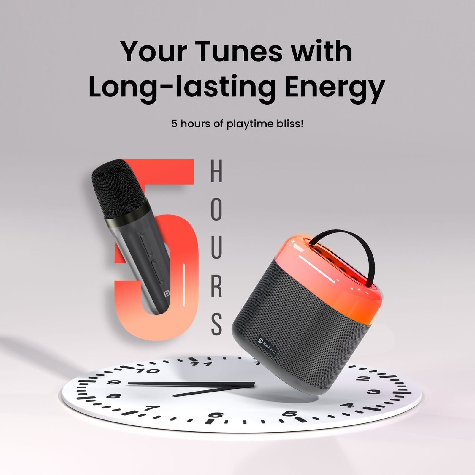 PORTRONICS Dash 3 16W Portable Bluetooth Speaker (5 Magic Voice Effects, Black) PORTRONICS Dash 3 16W Portable Bluetooth Speaker (5 Magic Voice Effects, Black)_9