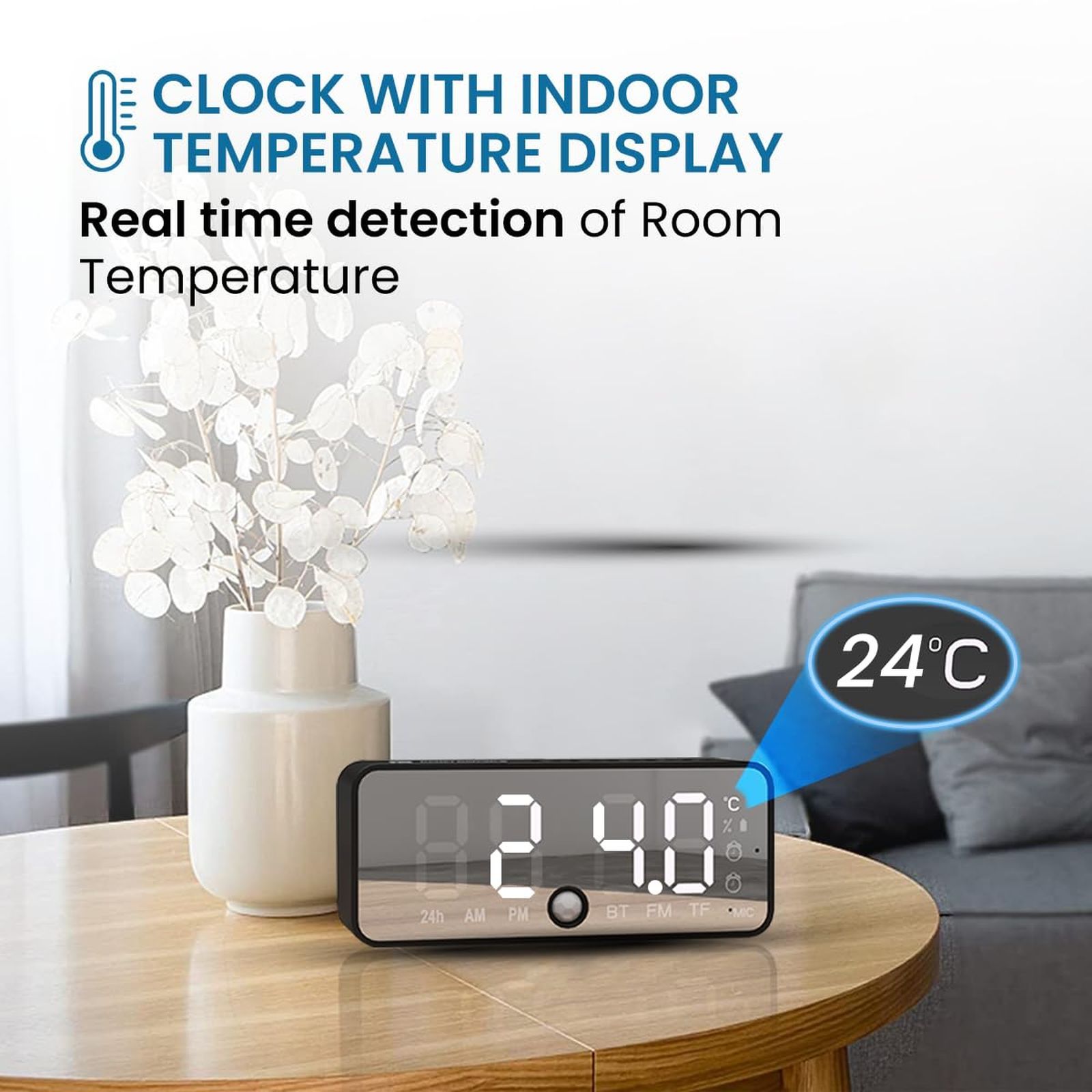 PORTRONICS PIXEL 4 5W Portable Bluetooth Speaker (Dual Alarms, Black)_7