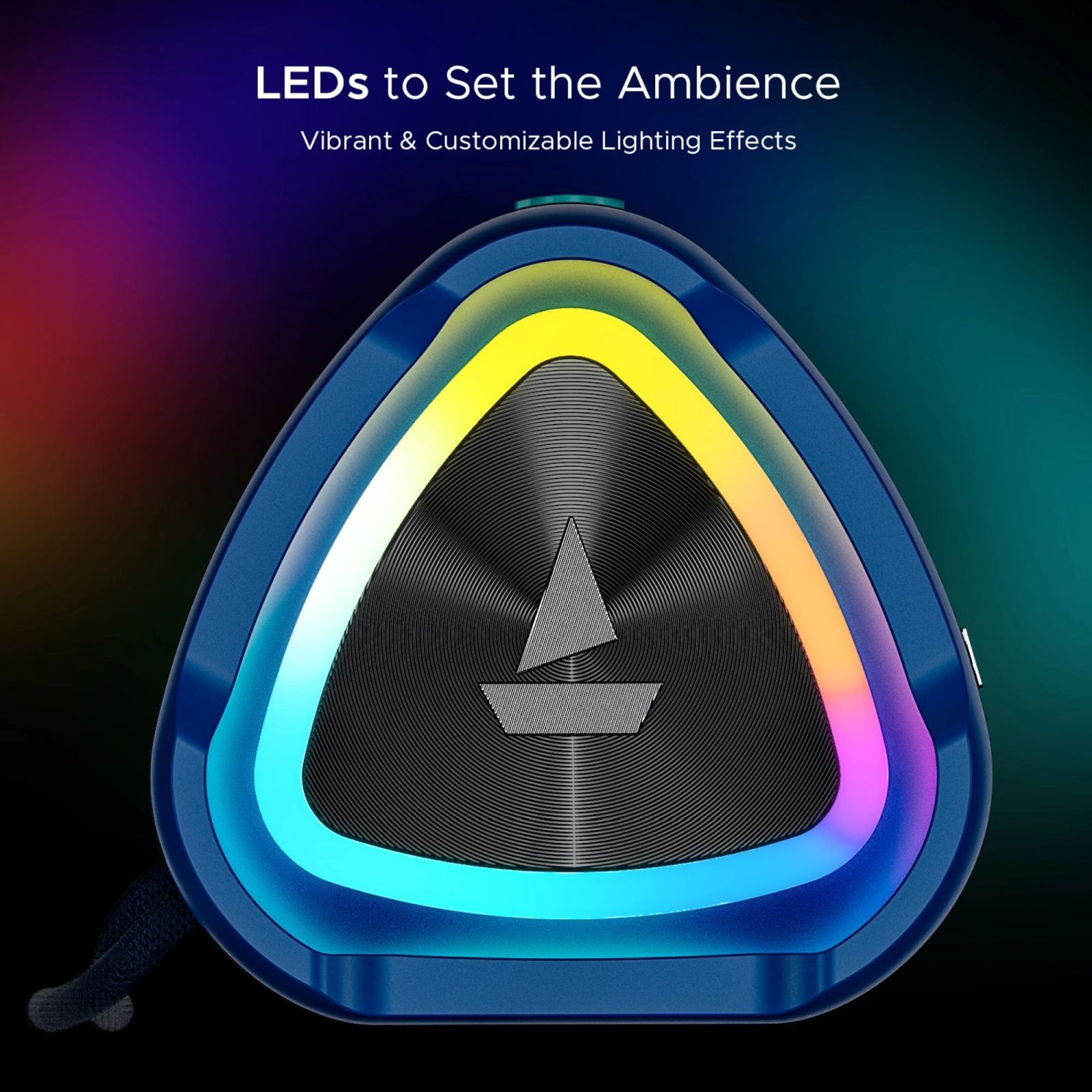 boAt Stone 750 12W Portable Bluetooth Speaker (IPX5 Water Resistant, Stereo Sound, Mono Channel, Marine Blue) boAt Stone 750 12W Portable Bluetooth Speaker (IPX5 Water Resistant, Stereo Sound, Mono Channel, Marine Blue)_6