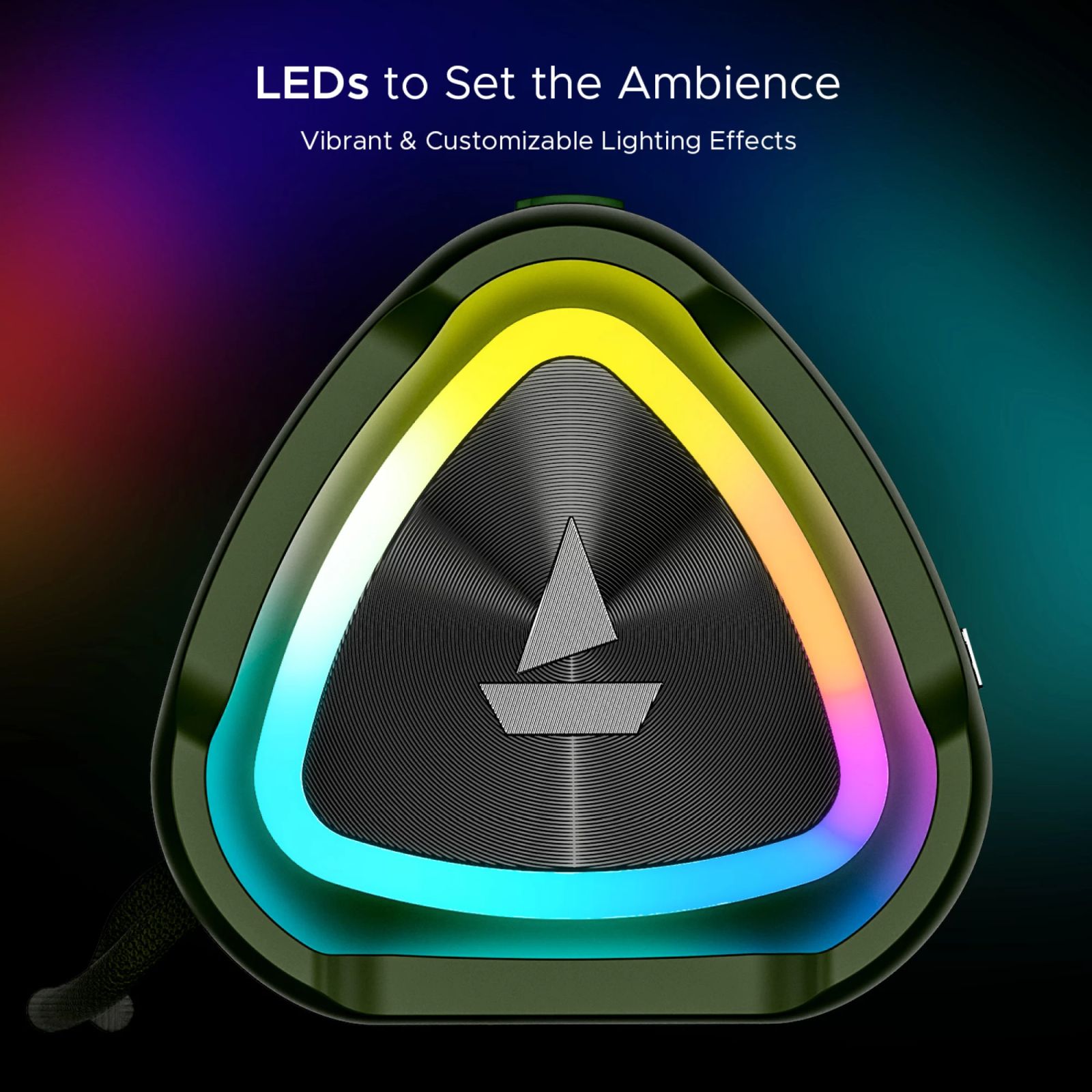 boAt Stone 750 12W Portable Bluetooth Speaker (IPX5 Water Resistant, Stereo Sound, Mono Channel, Moss Green) boAt Stone 750 12W Portable Bluetooth Speaker (IPX5 Water Resistant, Stereo Sound, Mono Channel, Moss Green)_7