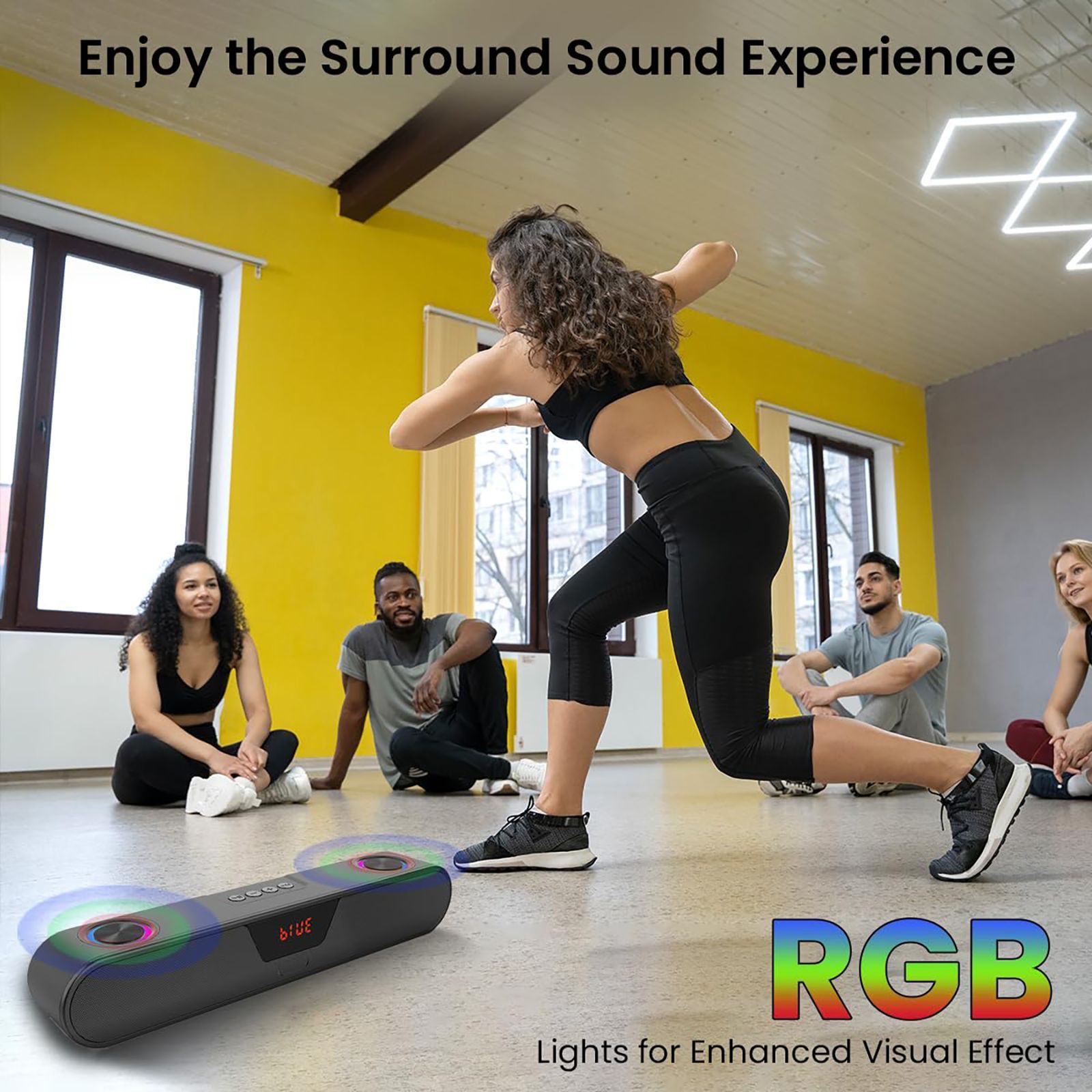 pTron Fusion Concert 24W Bluetooth Soundbar (Deep Bass, Black) pTron Fusion Concert 24W Bluetooth Soundbar (Deep Bass, Black)_8