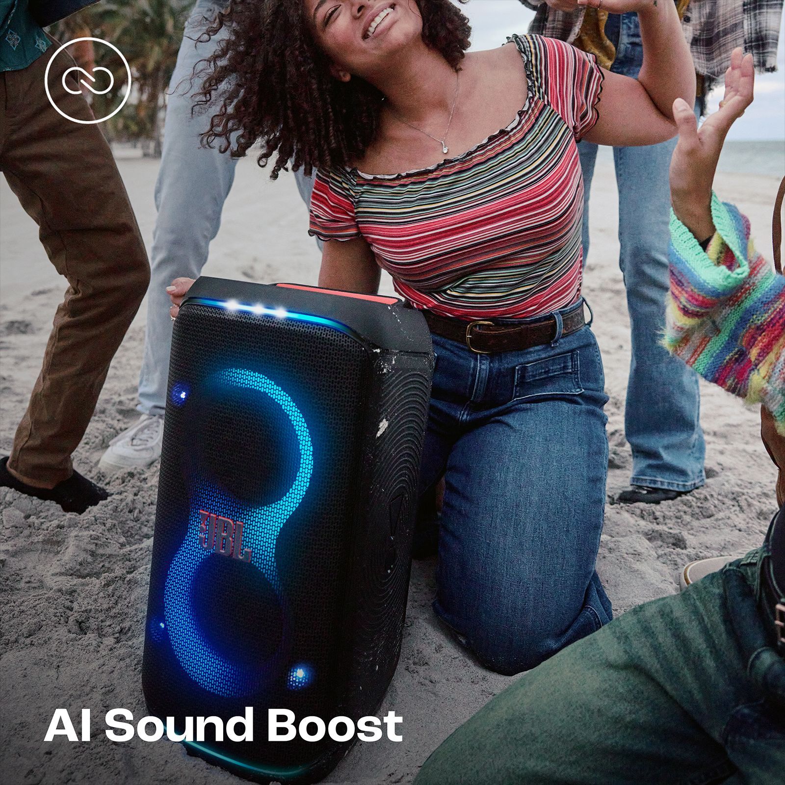 JBL PartyBox Club 120 160W Bluetooth Party Speaker (AI Sound Boost, Stereo Channel, Black)_13