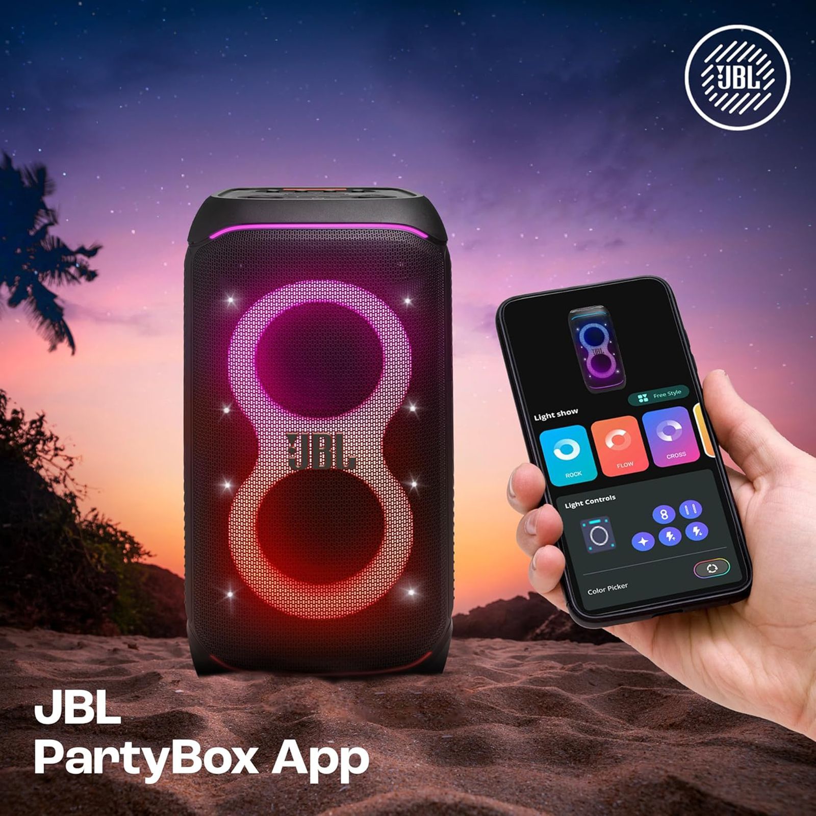 JBL PartyBox Stage 320 240W Bluetooth Party Speaker (AI Sound Boost, Black)_16