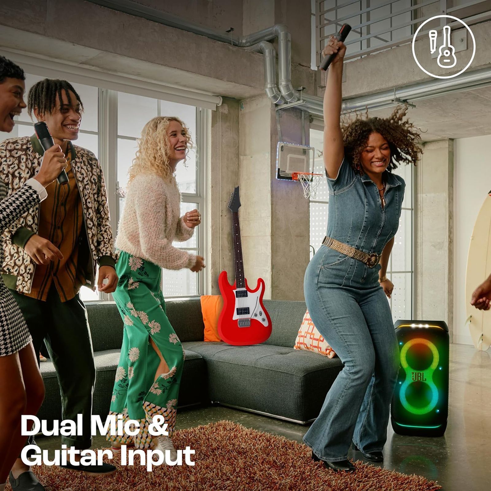 JBL PartyBox Stage 320 240W Bluetooth Party Speaker (AI Sound Boost, Black)_20