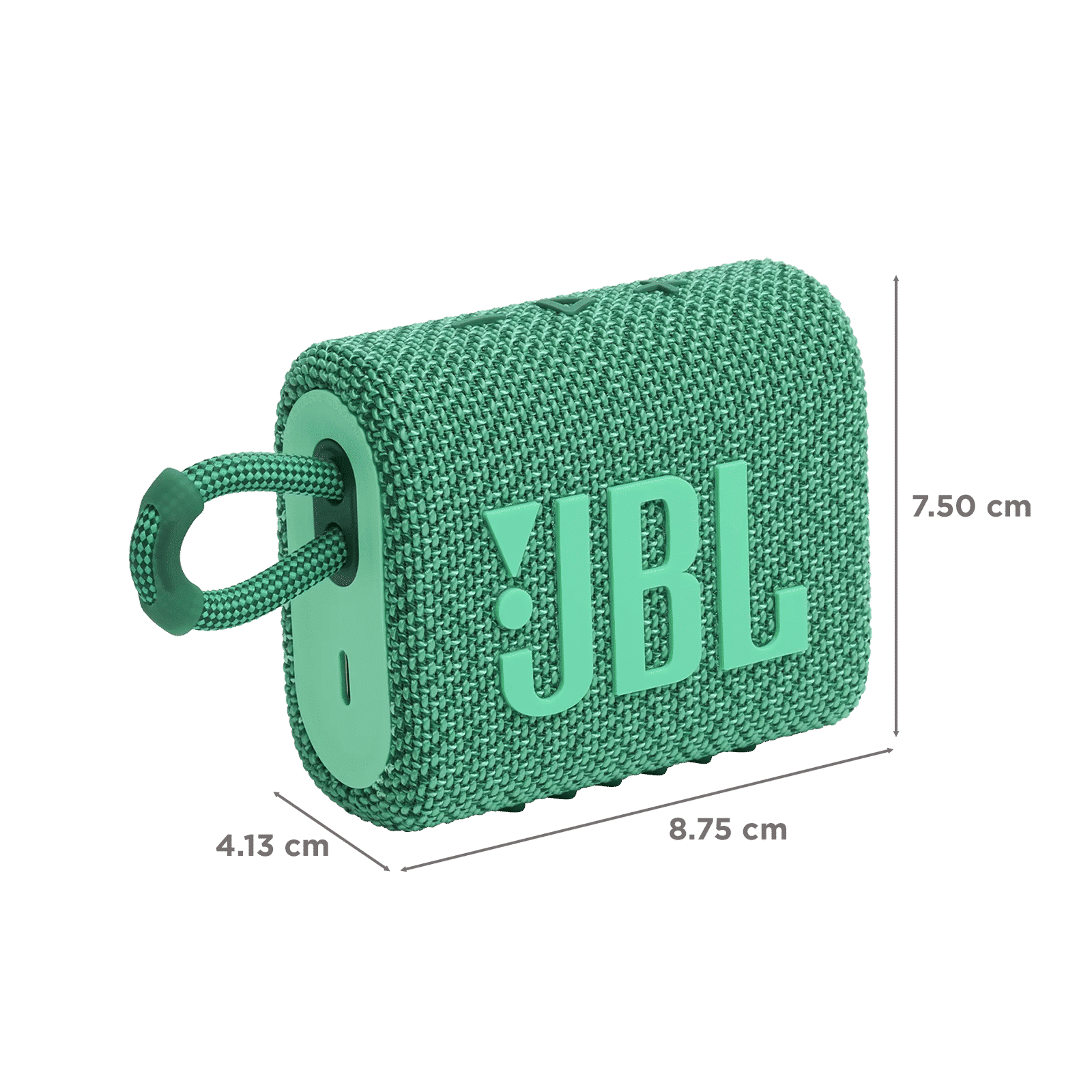 JBL Go 3 Eco 4.2W Portable Bluetooth Speaker (IP67 Waterproof, 5 Hours Playtime, 1.0 Channel, Green)_3