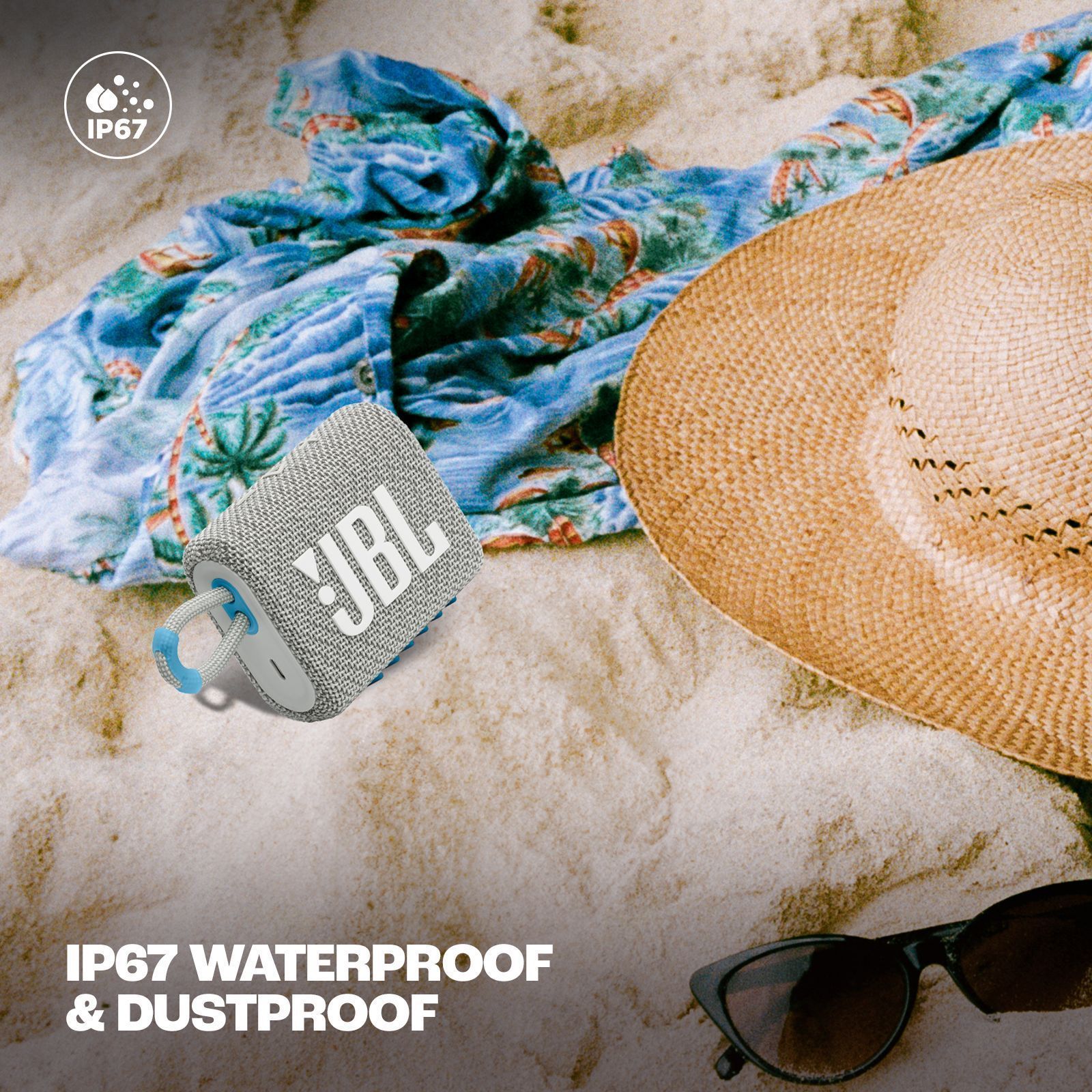 JBL Go 3 Eco 4.2W Portable Bluetooth Speaker (IP67 Waterproof, 5 Hours Playtime, 1.0 Channel, White)_18