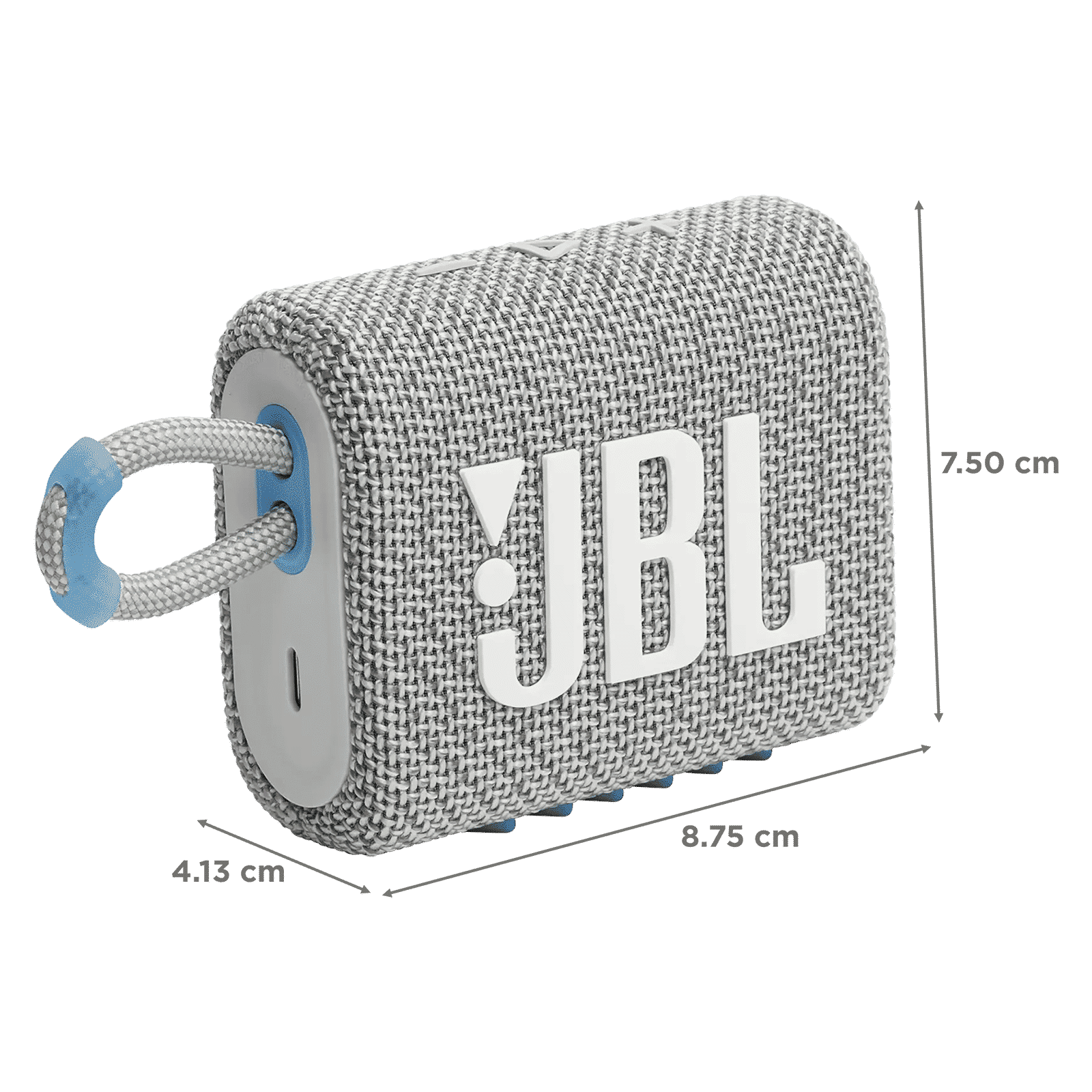 JBL Go 3 Eco 4.2W Portable Bluetooth Speaker (IP67 Waterproof, 5 Hours Playtime, 1.0 Channel, White)_3