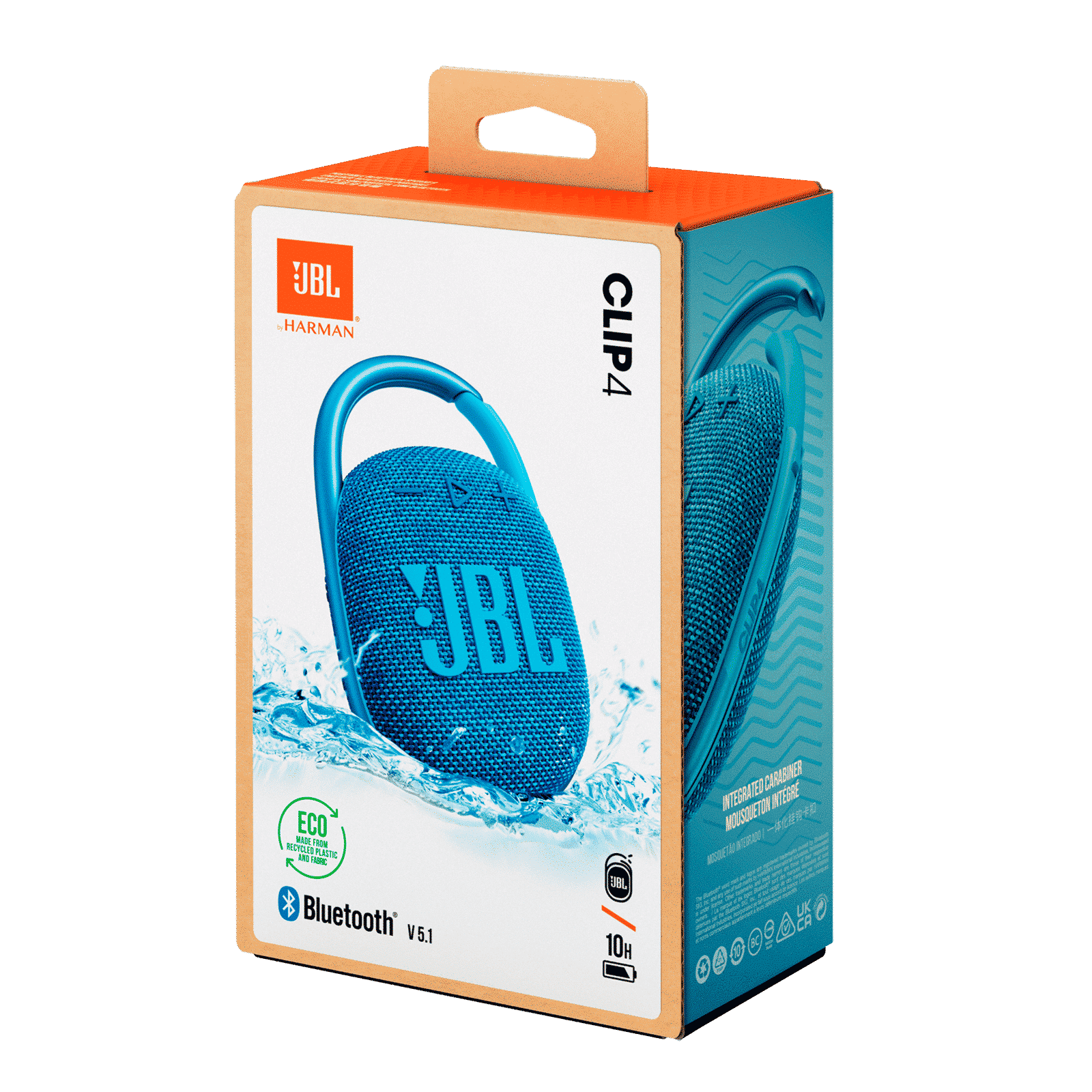 JBL Clip 4 Eco 5W Portable Bluetooth Speaker (IP67 Waterproof, 10 Hours Playtime, Blue) JBL Clip 4 Eco 5W Portable Bluetooth Speaker (IP67 Waterproof, 10 Hours Playtime, Blue)_11