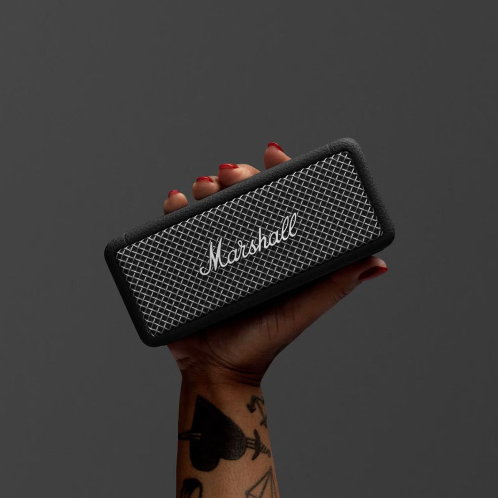 Marshall Emberton II 20W Portable Bluetooth Speaker (IP67 Water Proof, True Stereophonic 360Degree Sound, Stereo, Black and Steel)_10