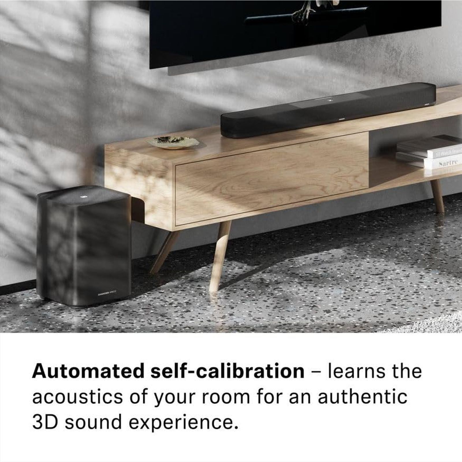 SENNHEISER AMBEO Sub 350W Subwoofer (Surround Sound, Black)_7