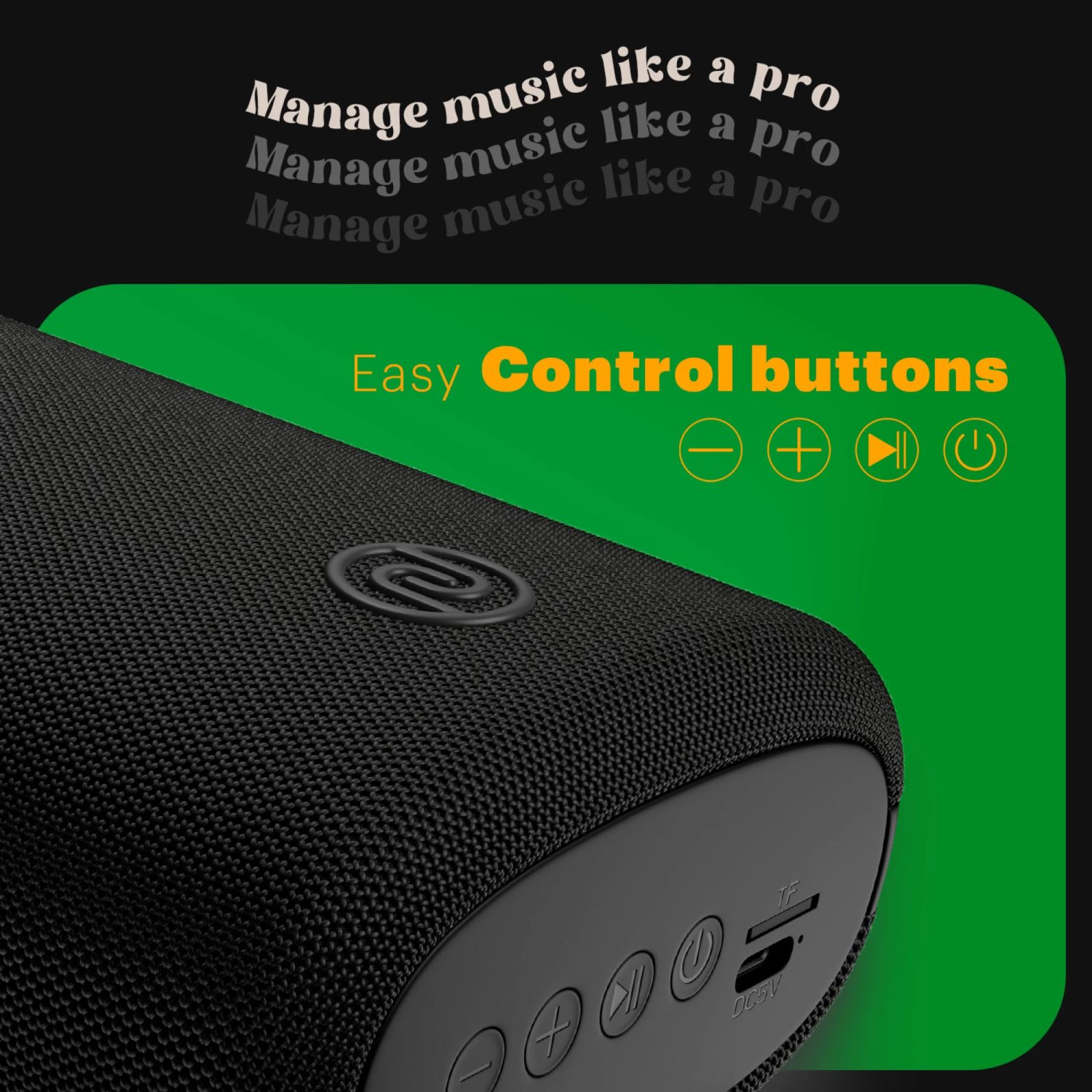 noise VIBE 2 5W Portable Bluetooth Speaker (IPX7 Water Resistant, TWS Pairing, Stereo Channel, Wandering Black) noise VIBE 2 5W Portable Bluetooth Speaker (IPX7 Water Resistant, TWS Pairing, Stereo Channel, Wandering Black)_14