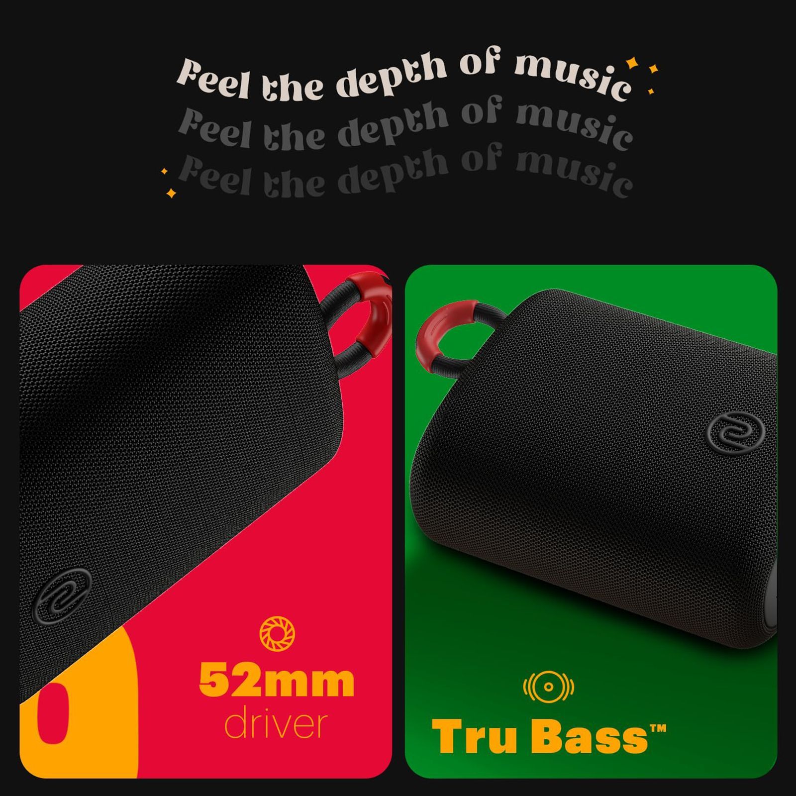 noise VIBE 2 5W Portable Bluetooth Speaker (IPX7 Water Resistant, TWS Pairing, Stereo Channel, Wandering Black) noise VIBE 2 5W Portable Bluetooth Speaker (IPX7 Water Resistant, TWS Pairing, Stereo Channel, Wandering Black)_8