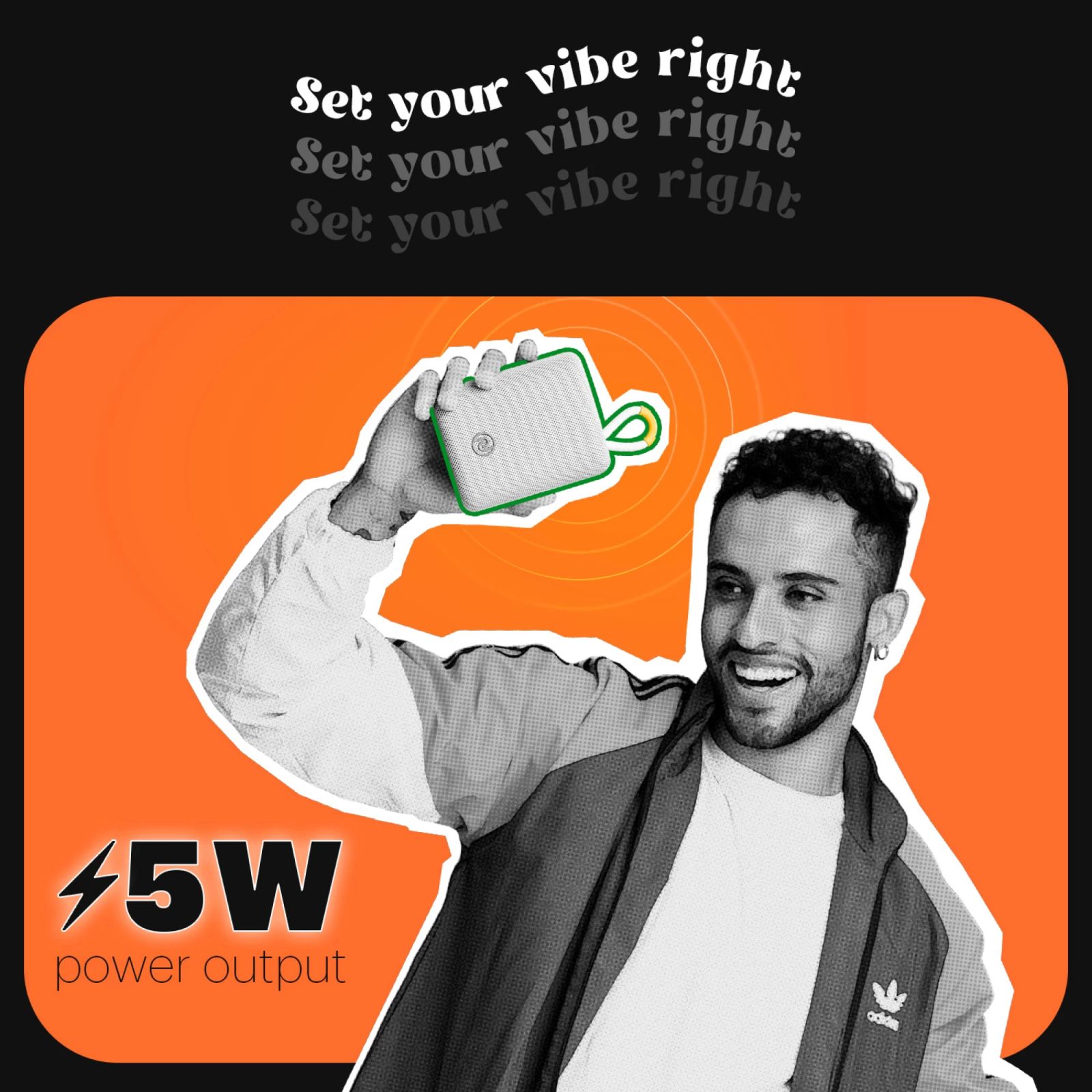 noise VIBE 2 5W Portable Bluetooth Speaker (IPX7 Water Resistant, TWS Pairing, Stereo Channel, Steely Grey) noise VIBE 2 5W Portable Bluetooth Speaker (IPX7 Water Resistant, TWS Pairing, Stereo Channel, Steely Grey)_8