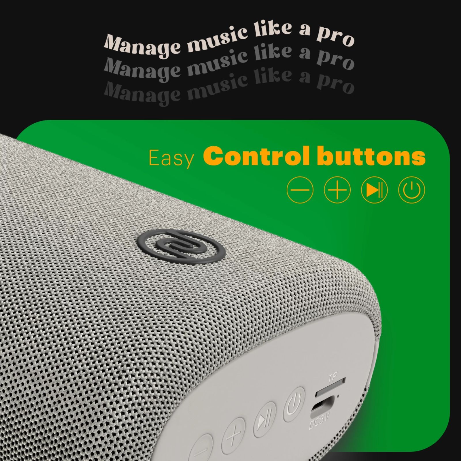 noise VIBE 2 5W Portable Bluetooth Speaker (IPX7 Water Resistant, TWS Pairing, Stereo Channel, Steely Grey) noise VIBE 2 5W Portable Bluetooth Speaker (IPX7 Water Resistant, TWS Pairing, Stereo Channel, Steely Grey)_5