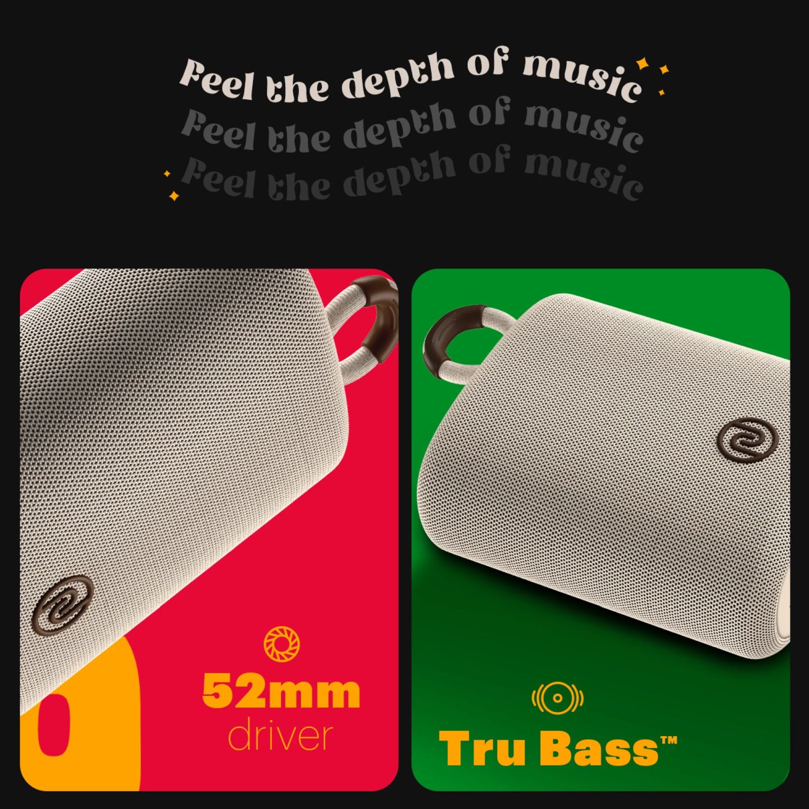 noise VIBE 2 5W Portable Bluetooth Speaker (IPX7 Water Resistant, TWS Pairing, Stereo Channel, Safari Beige) noise VIBE 2 5W Portable Bluetooth Speaker (IPX7 Water Resistant, TWS Pairing, Stereo Channel, Safari Beige)_14