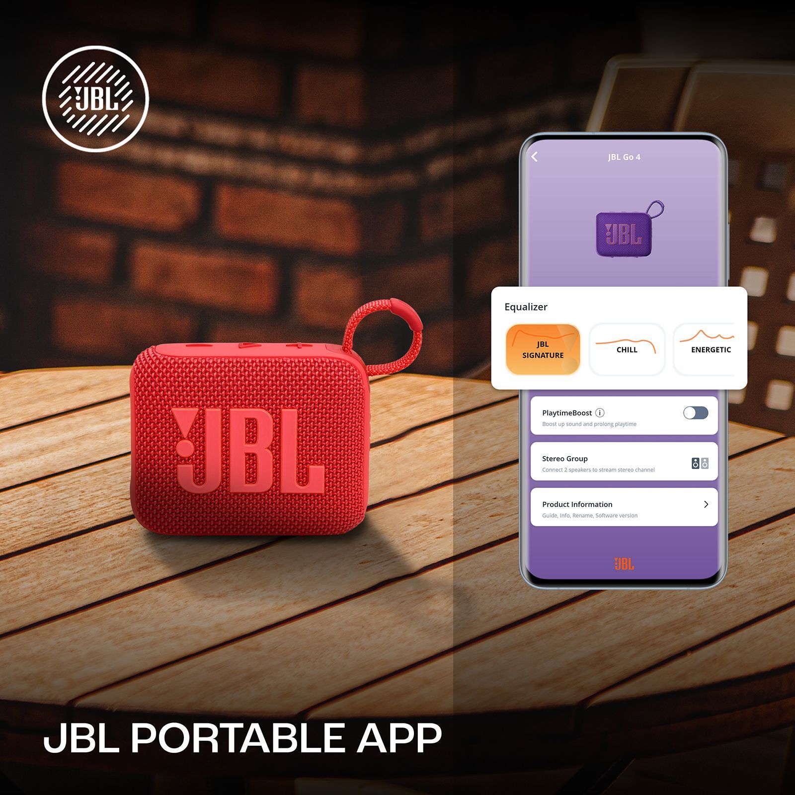 JBL Go 4 4.2W Portable Bluetooth Speaker (IP67 Waterproof, 7 Hours Playtime, Stereo Channel, Red)_20