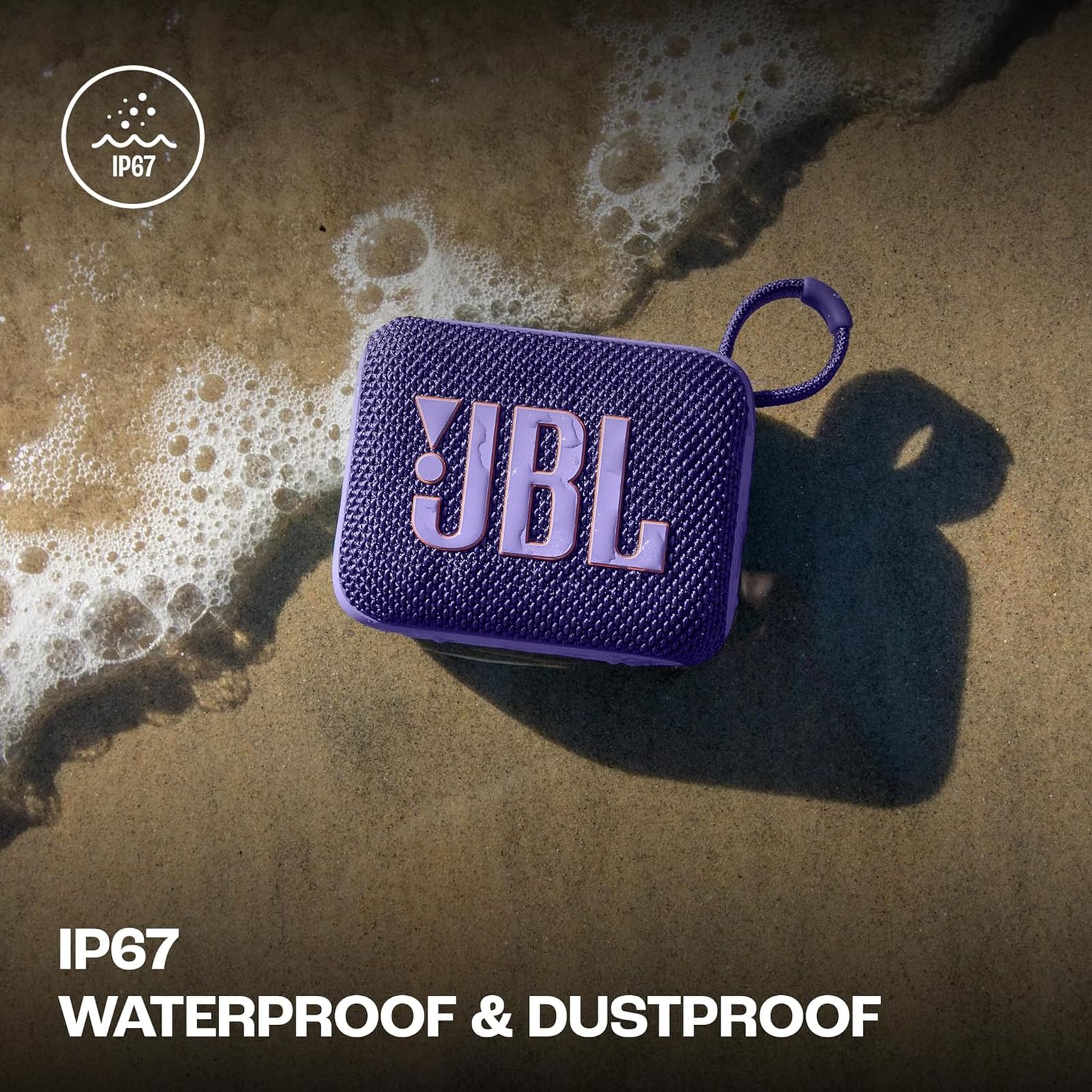 JBL Go 4 4.2W Portable Bluetooth Speaker (IP67 Waterproof, 7 Hours Playtime, Stereo Channel, Purple)_13