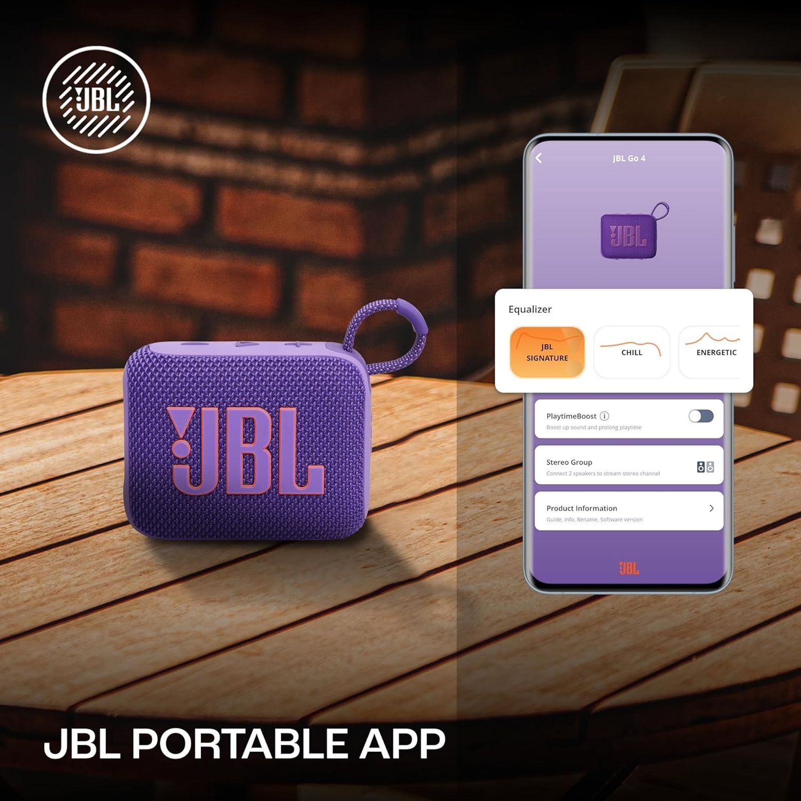 JBL Go 4 4.2W Portable Bluetooth Speaker (IP67 Waterproof, 7 Hours Playtime, Stereo Channel, Purple)_17