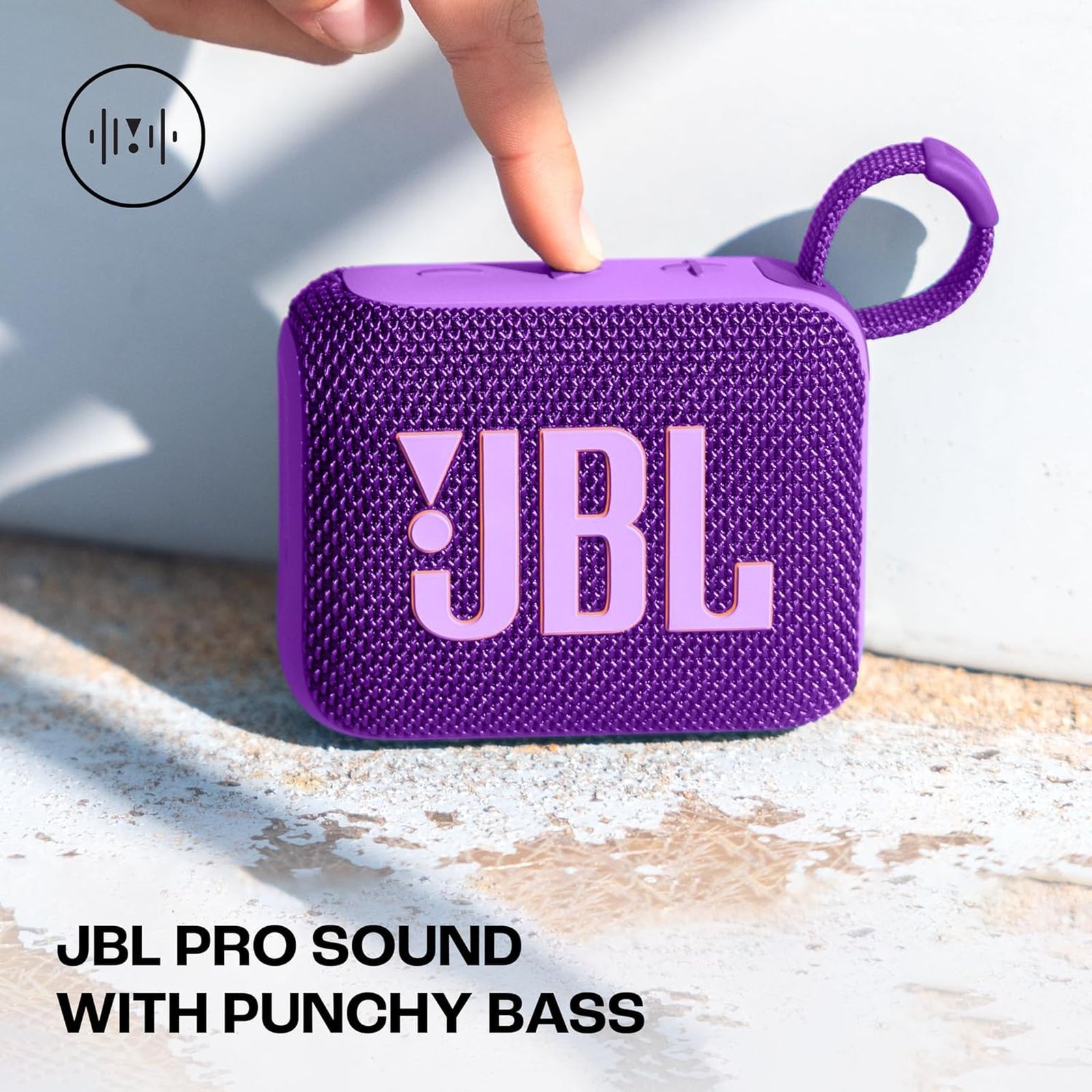 JBL Go 4 4.2W Portable Bluetooth Speaker (IP67 Waterproof, 7 Hours Playtime, Stereo Channel, Purple)_18