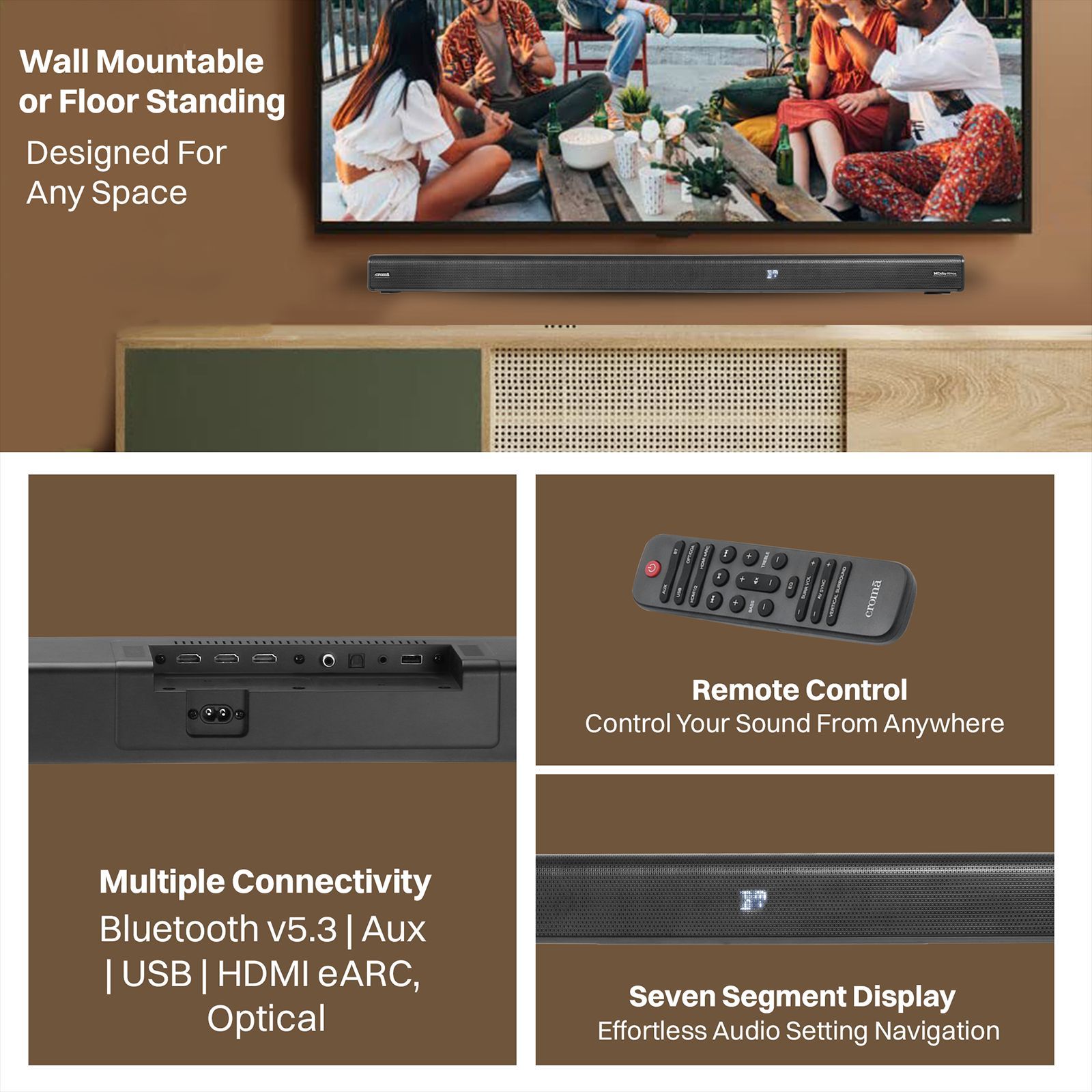 Croma 500W Bluetooth Home Theatre with Remote (Dolby Atmos, 5.1.2 Channel, Black)_17