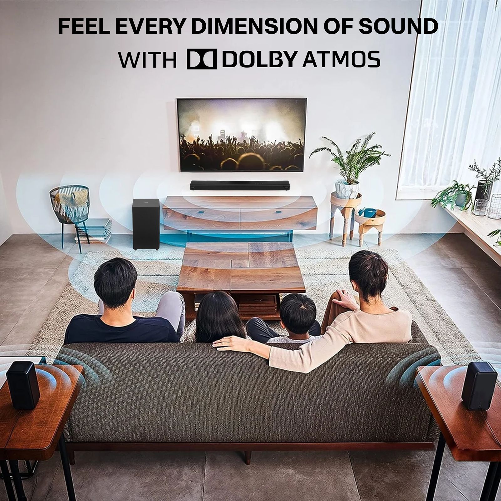 Croma 500W Bluetooth Home Theatre with Remote (Dolby Atmos, 5.1.2 Channel, Black)_19