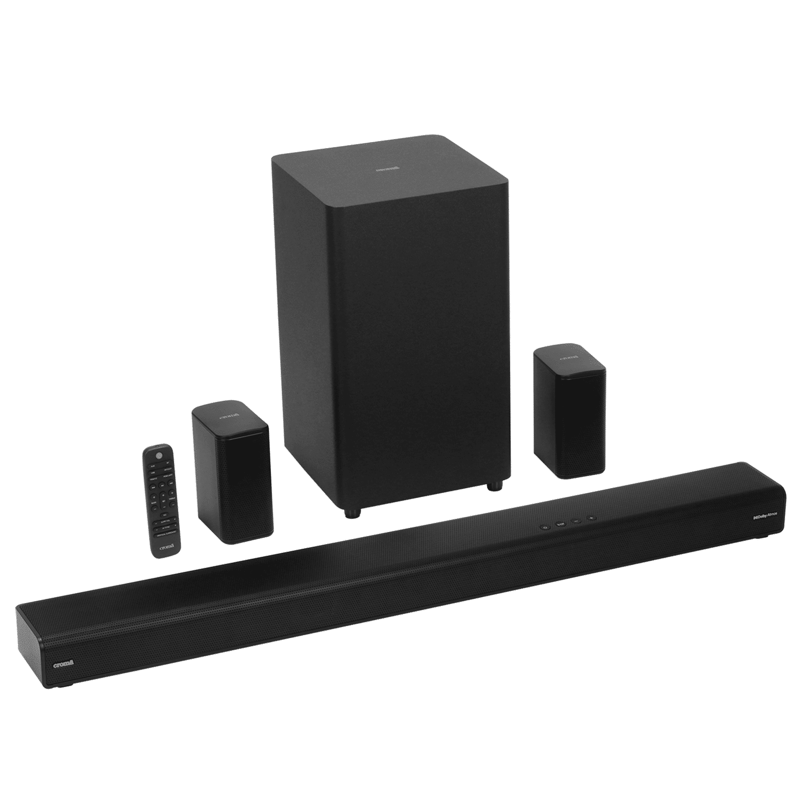 Croma 500W Bluetooth Home Theatre with Remote (Dolby Atmos, 5.1.2 Channel, Black)_5