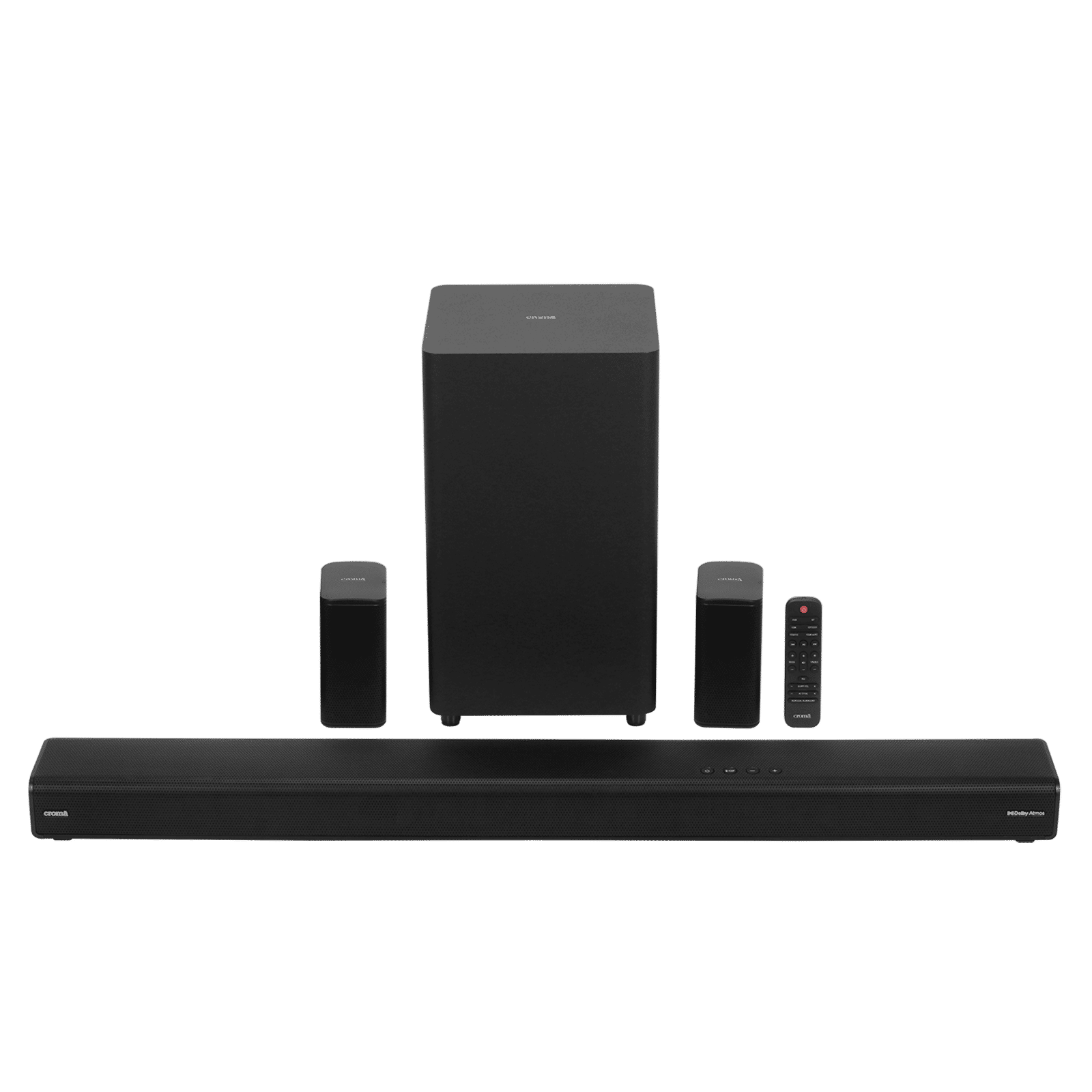 Croma 500W Bluetooth Home Theatre with Remote (Dolby Atmos, 5.1.2 Channel, Black)_7