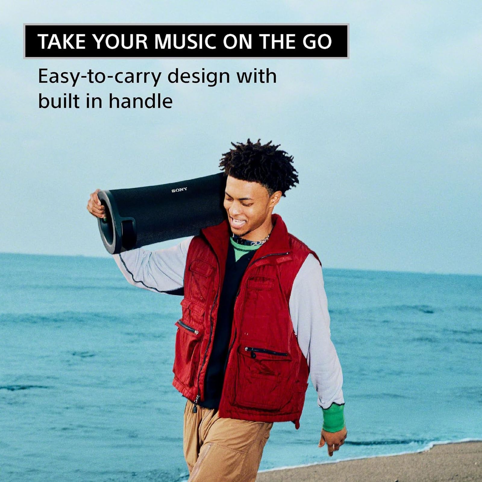 SONY ULT Field 7 Portable Bluetooth Speaker (IP67 Waterproof, Black)_12