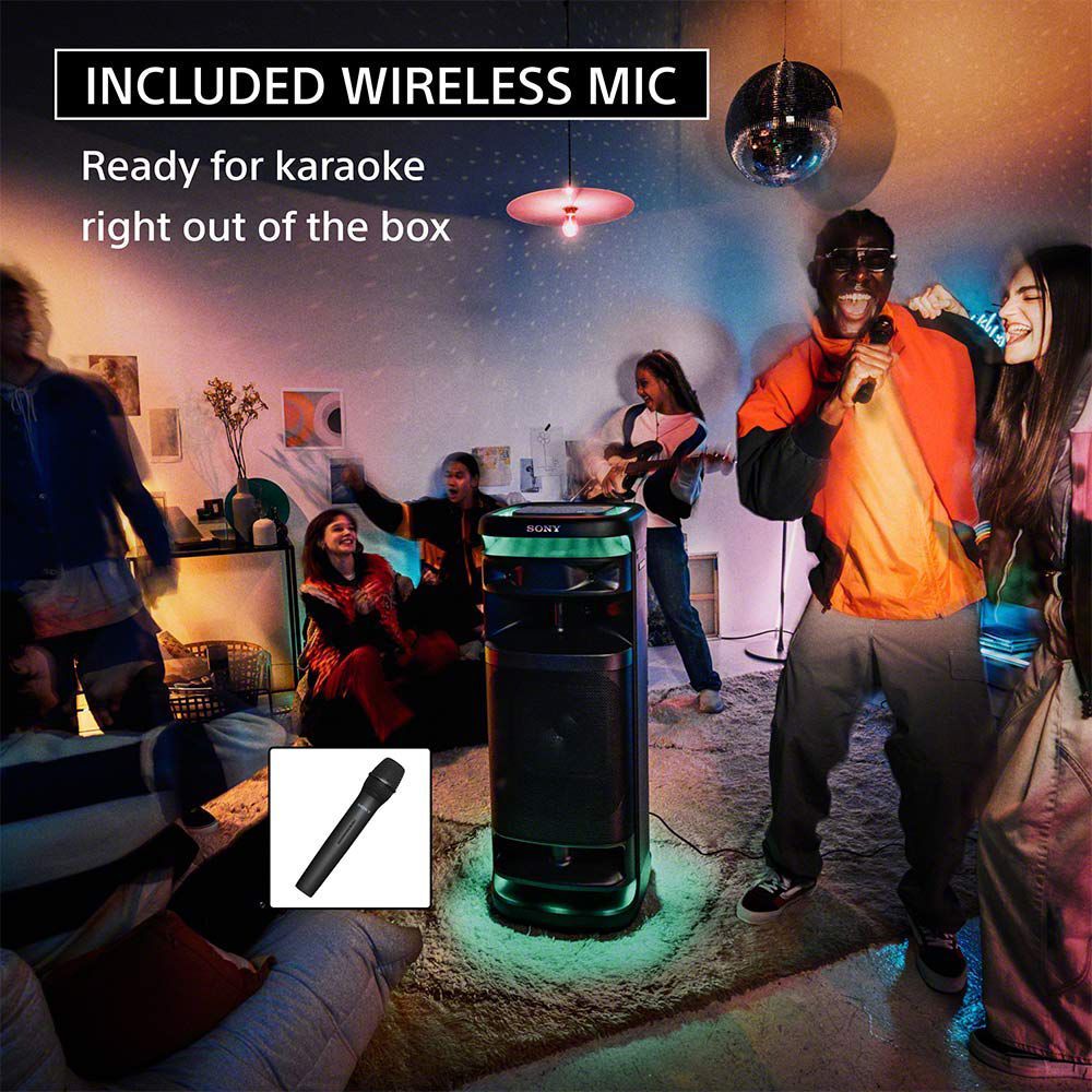 SONY ULT TOWER 10 Bluetooth Party Speaker with Mic (360 Degree Party Light, Black) SONY ULT TOWER 10 Bluetooth Party Speaker with Mic (360 Degree Party Light, Black)_8
