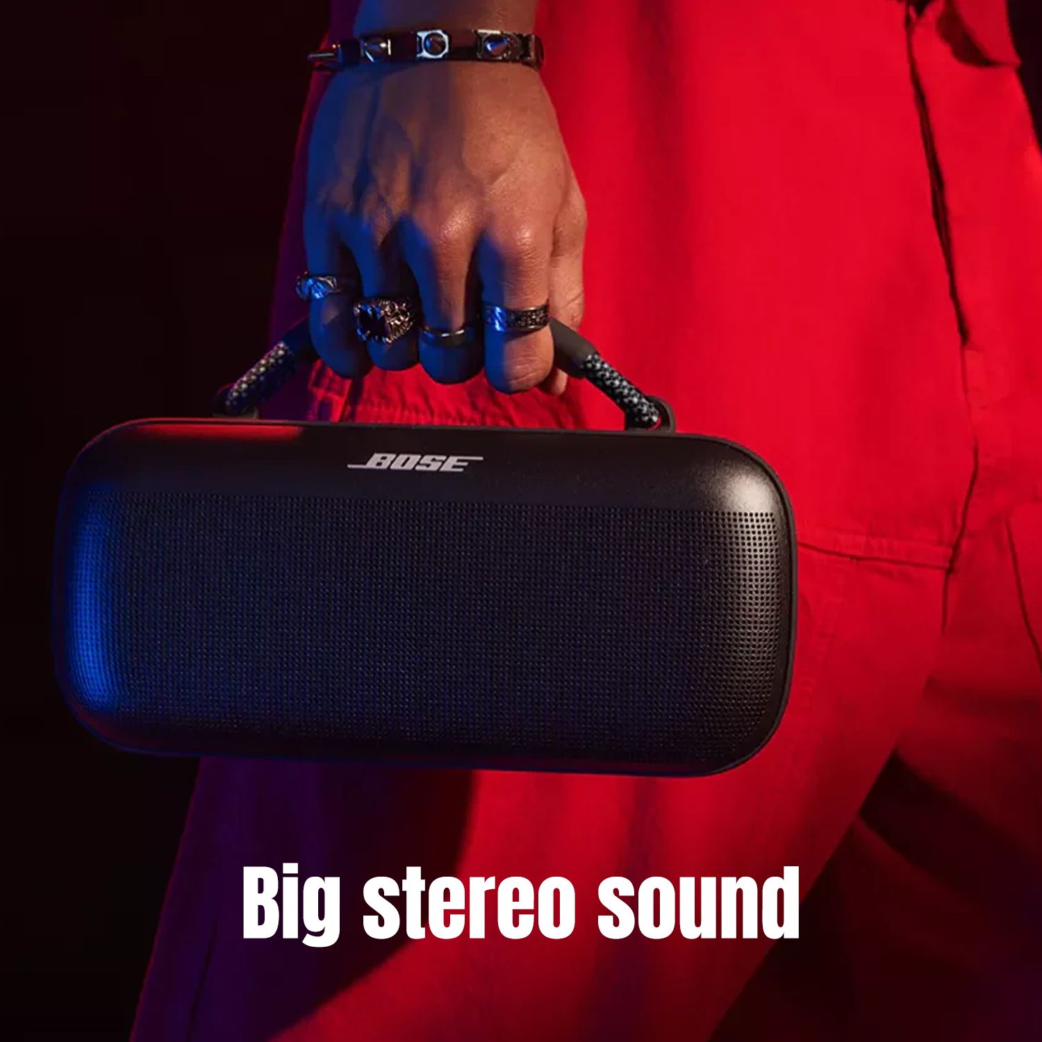 BOSE SoundLink Max Portable Bluetooth Speaker (IP67 Waterproof & Dustproof, Deep Bass, Stereo Channel, Black)_14