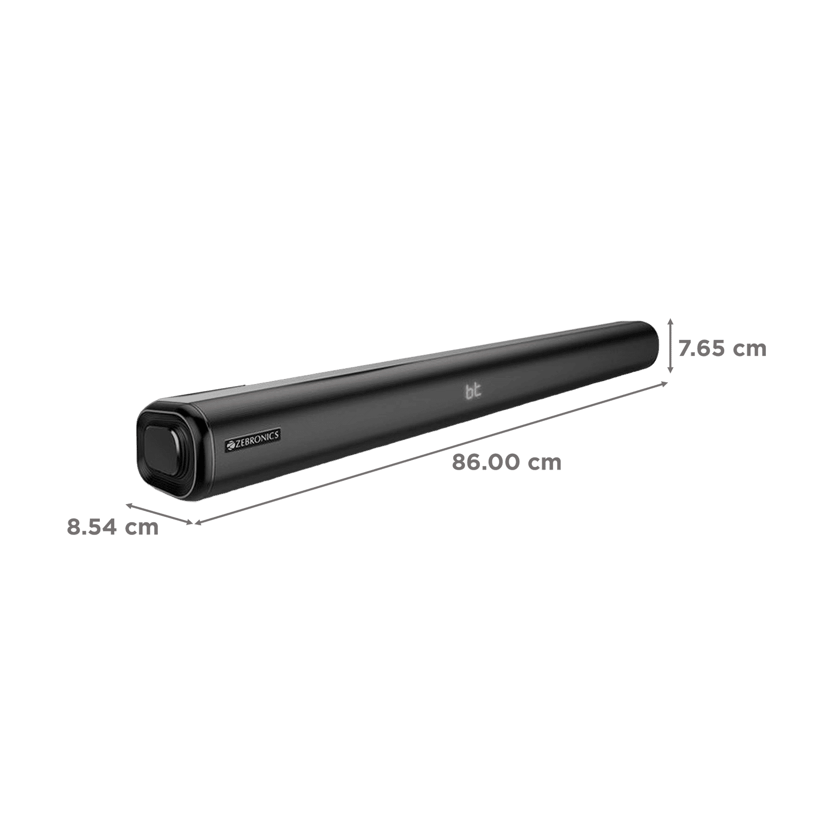ZEBRONICS Zeb Juke bar 600 200W Bluetooth Soundbar with Remote (2.1 Channel, Black)_2