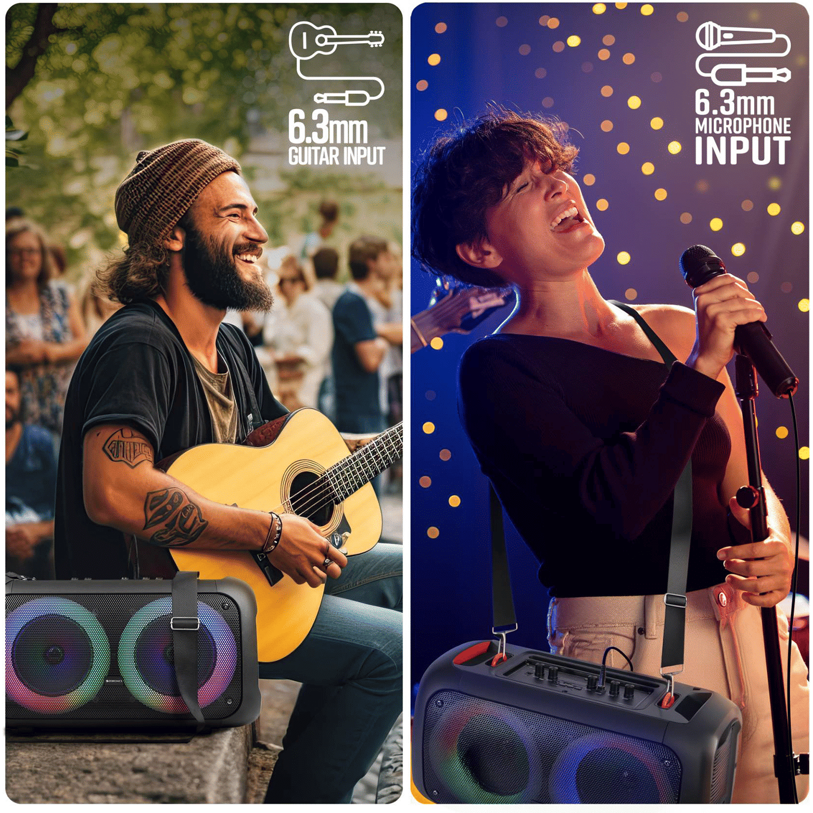 ZEBRONICS Zeb-Thump 400 40W Bluetooth Party Speaker with Mic (10 Hours Playtime, Mono Channel, Black)_8