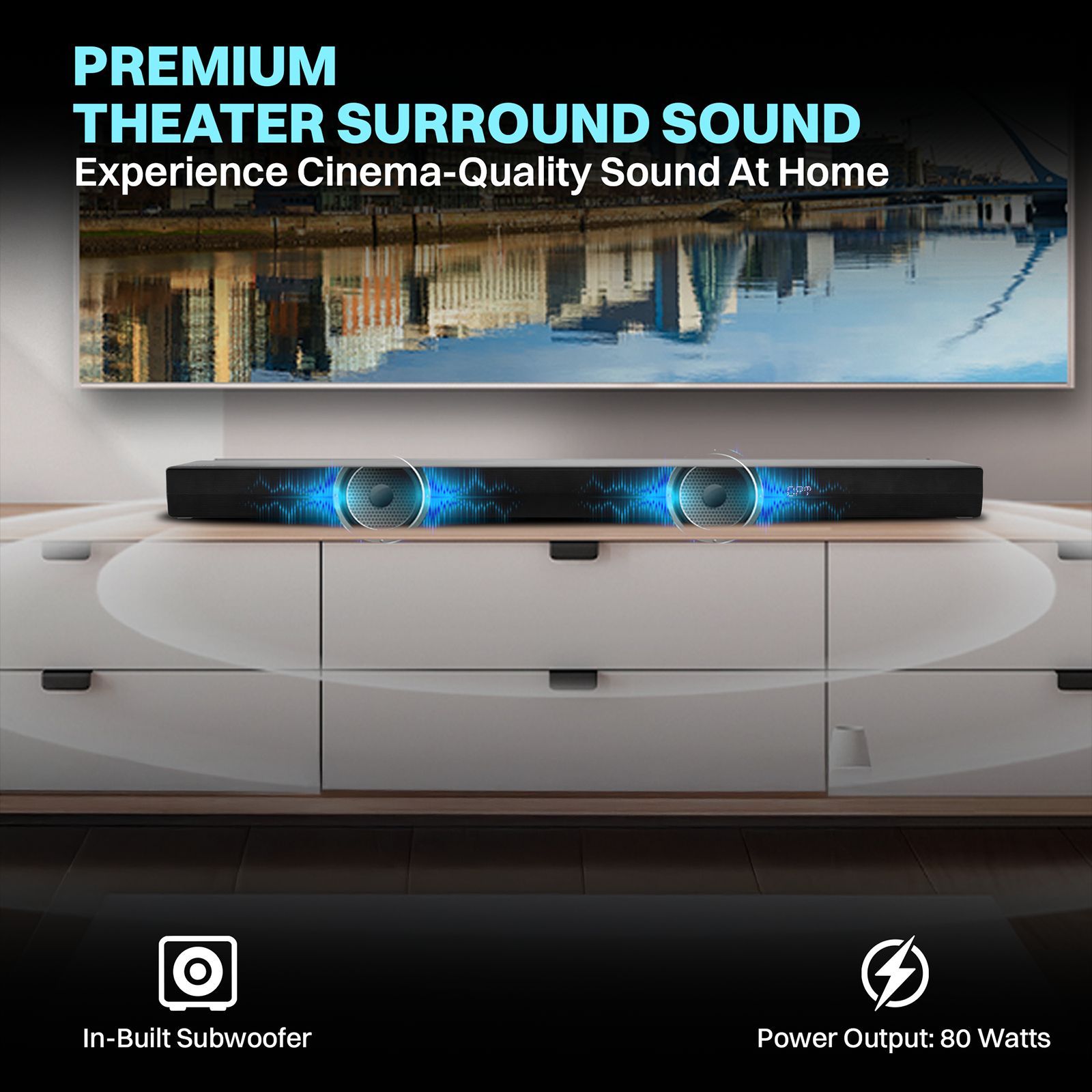 Croma 80W Bluetooth Soundbar with Remote (Surround Sound, 2.1 Channel, Black) Croma 80W Bluetooth Soundbar with Remote (Surround Sound, 2.1 Channel, Black)_11