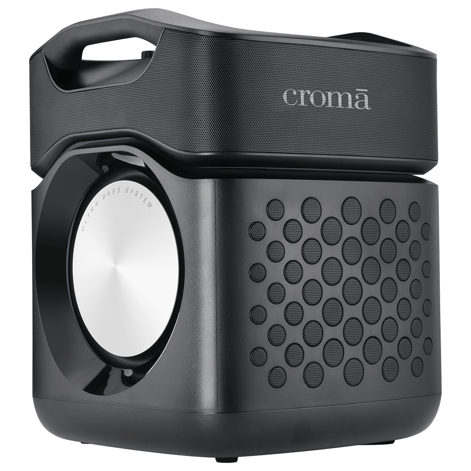 Croma 100W Bluetooth Party Speaker (RGB Party Lights, Black)_4