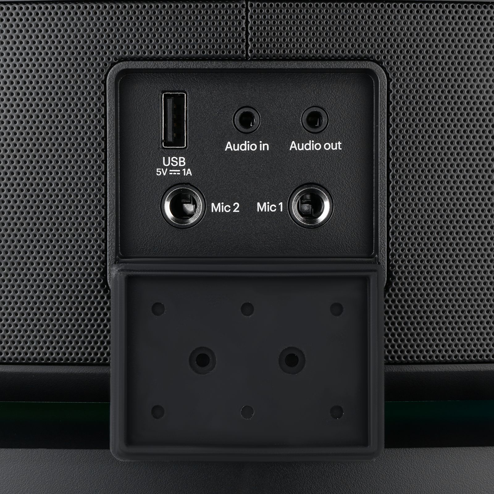 Croma 100W Bluetooth Party Speaker (RGB Party Lights, Black)_5