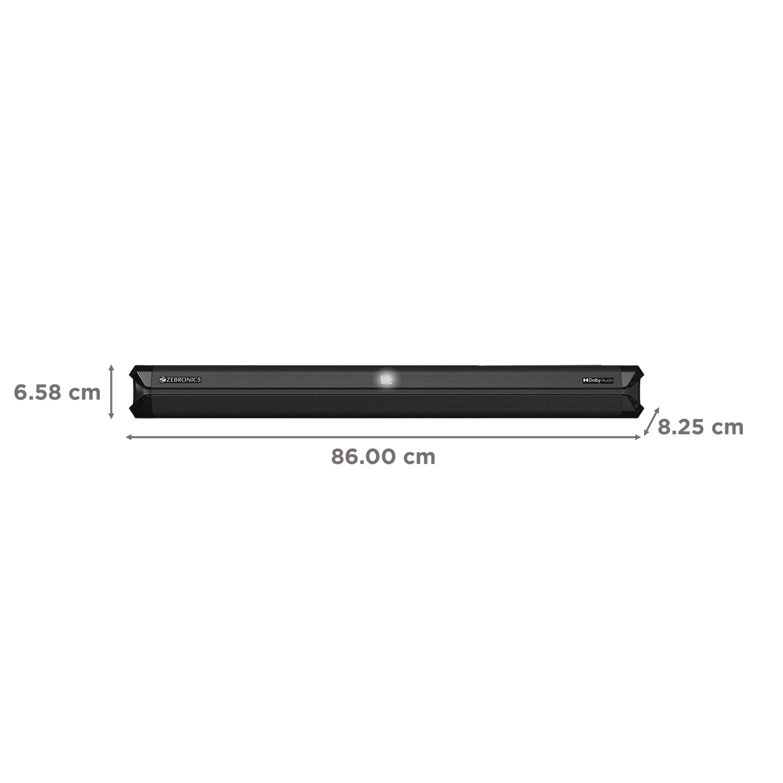 ZEBRONICS Juke Bar 500 160W Bluetooth Soundbar With Remote (Dolby Audio, 2.1 Channel, Black)_3