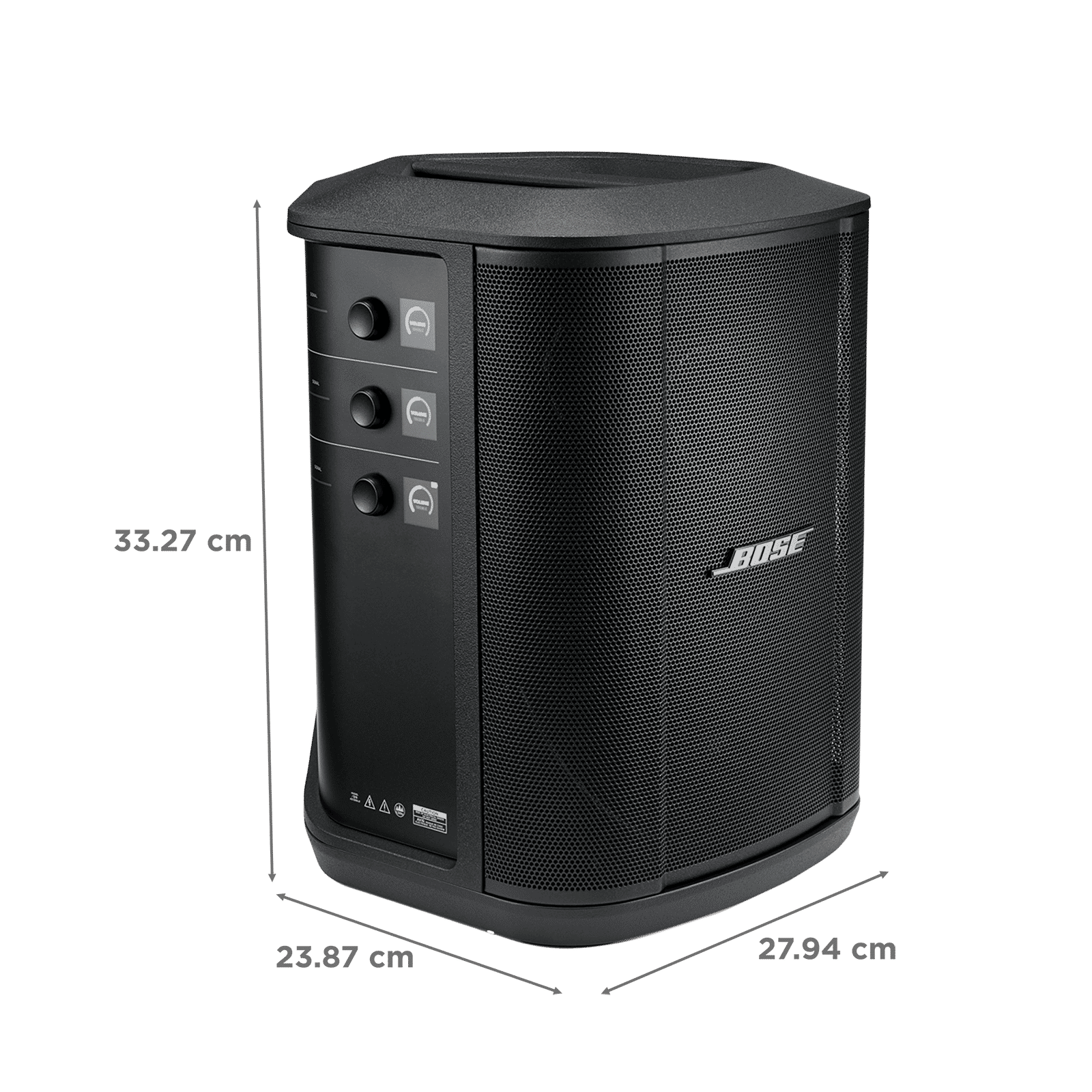 BOSE S1 Pro Plus Portable Bluetooth Speaker (11 Hours Playback Time, Stereo Channel, Black)_3