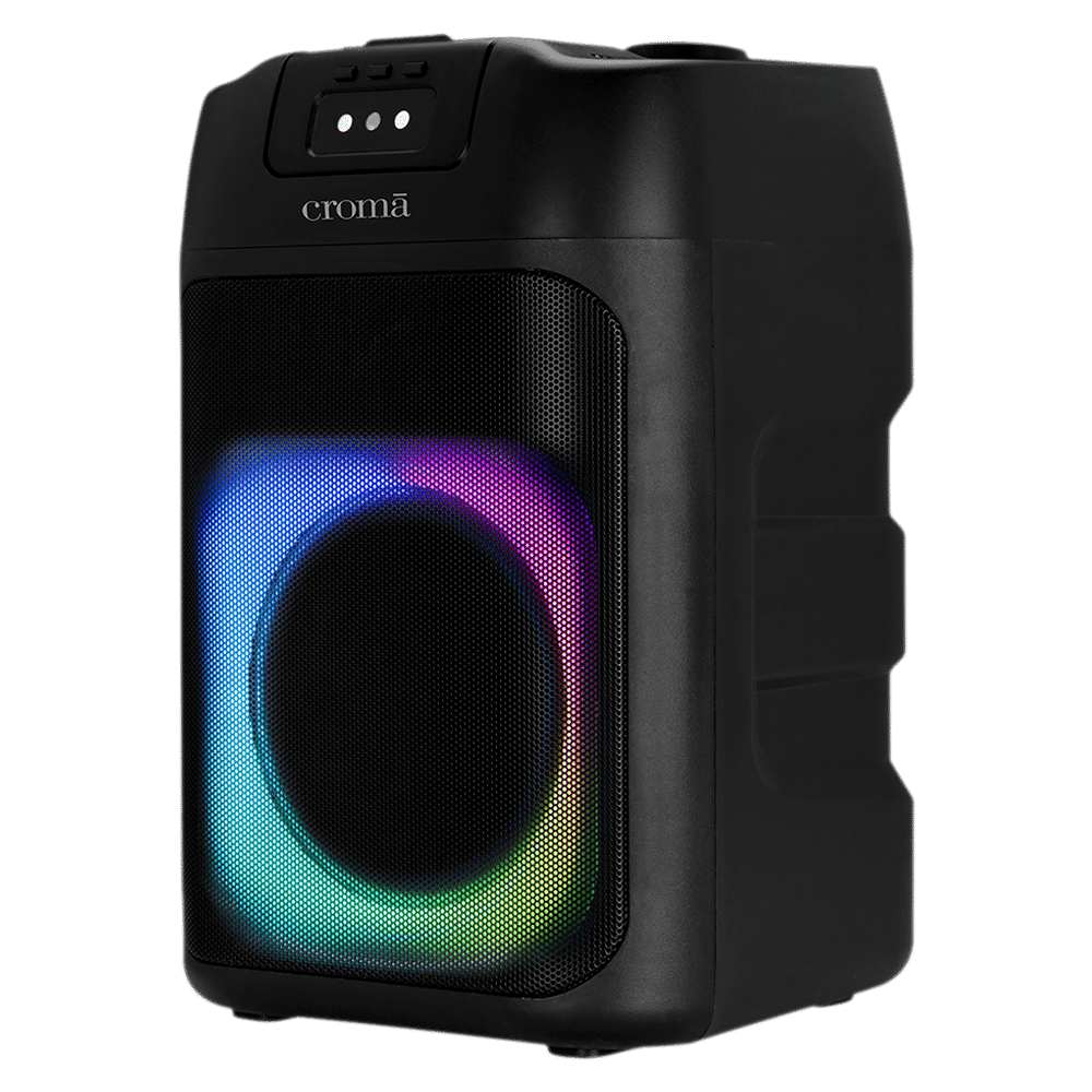Croma 60 W Bluetooth Party Speaker with mic (TWS Function, Stereo Channel, Black) Croma 60 W Bluetooth Party Speaker with mic (TWS Function, Stereo Channel, Black)_10