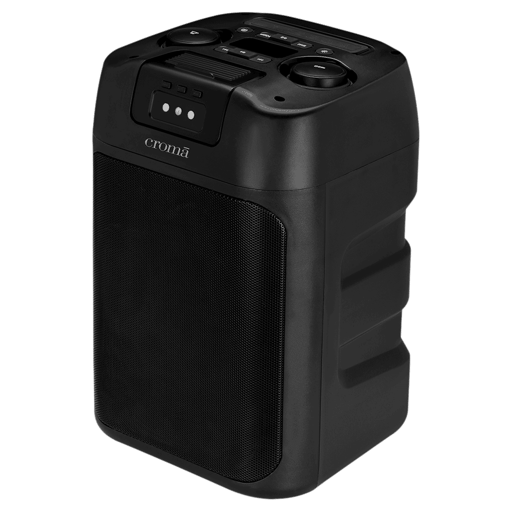 Croma 60 W Bluetooth Party Speaker with mic (TWS Function, Stereo Channel, Black) Croma 60 W Bluetooth Party Speaker with mic (TWS Function, Stereo Channel, Black)_12