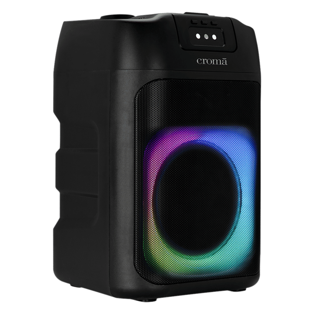 Croma 60 W Bluetooth Party Speaker with mic (TWS Function, Stereo Channel, Black) Croma 60 W Bluetooth Party Speaker with mic (TWS Function, Stereo Channel, Black)_14