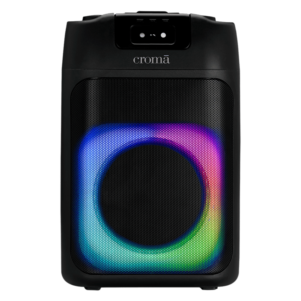 Croma 60 W Bluetooth Party Speaker with mic (TWS Function, Stereo Channel, Black) Croma 60 W Bluetooth Party Speaker with mic (TWS Function, Stereo Channel, Black)_9
