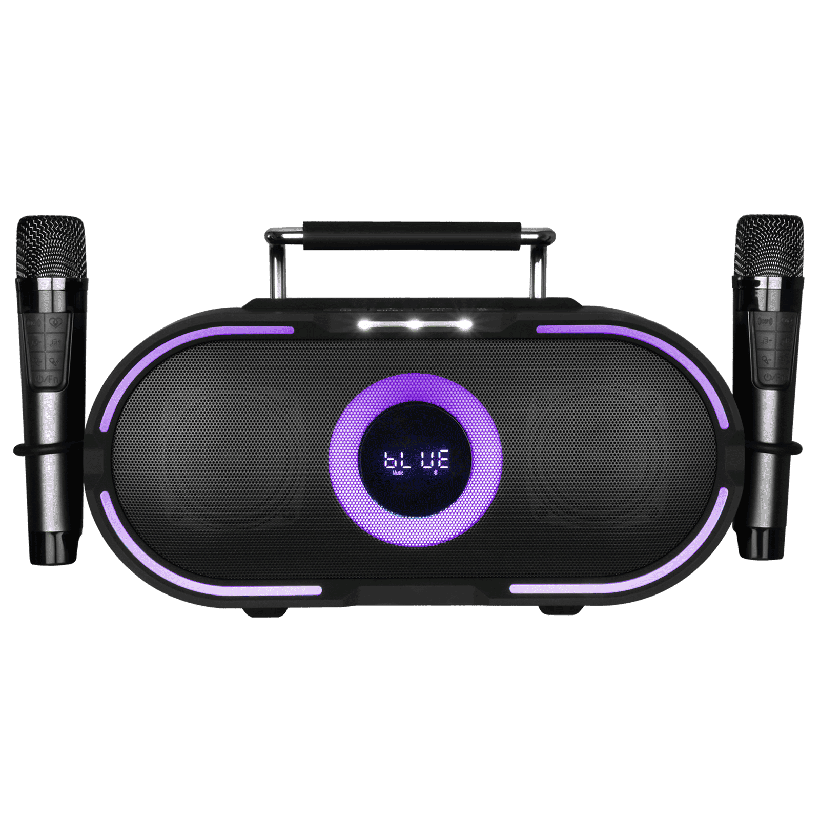 Croma 100W RMS Bluetooth Speaker (Echo Adjustment, 3 LED Modes, 2.0 Channel, Black)_1