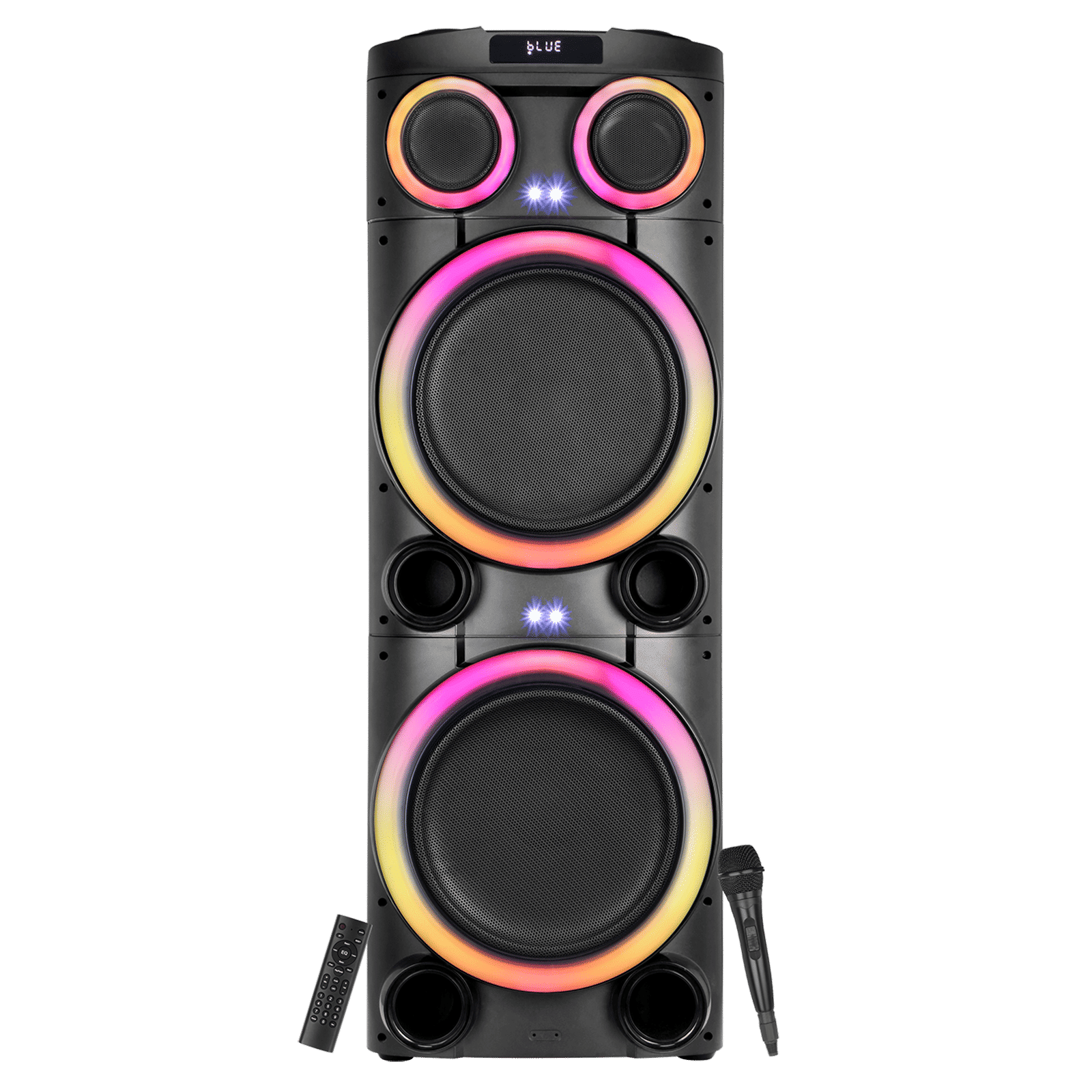 Croma Explode 2.0 1400W Bluetooth Party Speaker with Mic (RGB Party Laser Light, Stereo Channel, Black) Croma Explode 2.0 1400W Bluetooth Party Speaker with Mic (RGB Party Laser Light, Stereo Channel, Black)_1