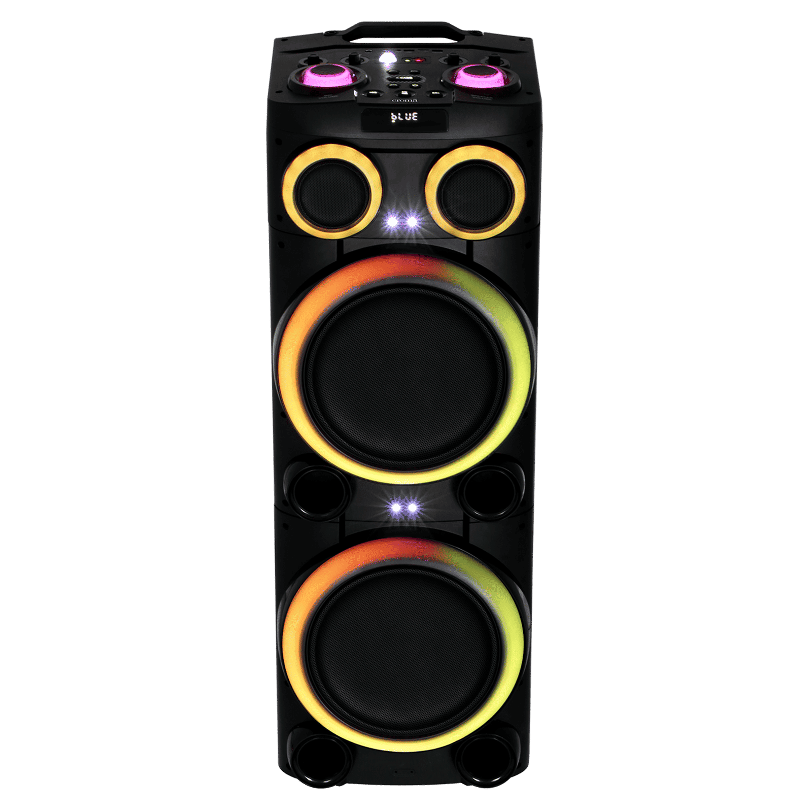 Croma Explode 2.0 1400W Bluetooth Party Speaker with Mic (RGB Party Laser Light, Stereo Channel, Black) Croma Explode 2.0 1400W Bluetooth Party Speaker with Mic (RGB Party Laser Light, Stereo Channel, Black)_12