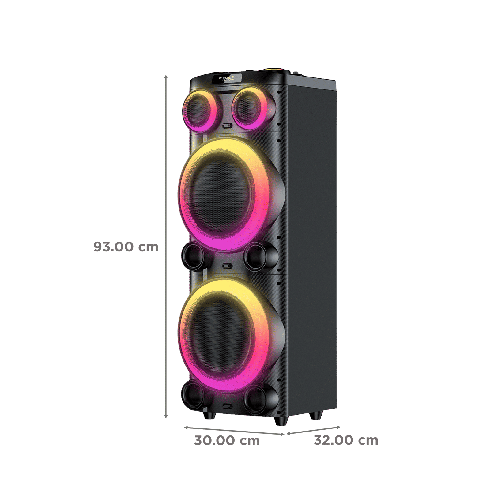 Croma Explode 2.0 1400W Bluetooth Party Speaker with Mic (RGB Party Laser Light, Stereo Channel, Black) Croma Explode 2.0 1400W Bluetooth Party Speaker with Mic (RGB Party Laser Light, Stereo Channel, Black)_3