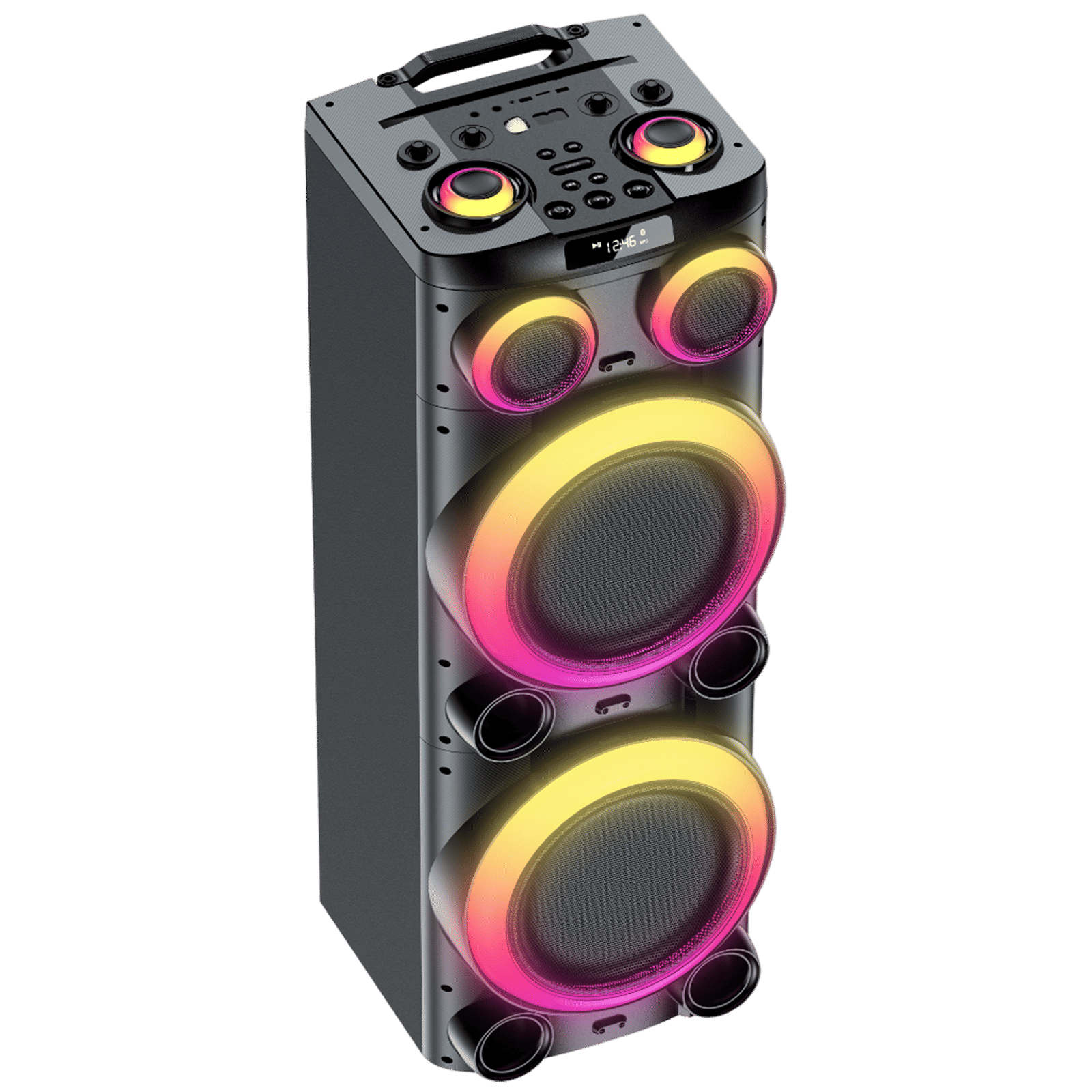 Croma Explode 2.0 1400W Bluetooth Party Speaker with Mic (RGB Party Laser Light, Stereo Channel, Black) Croma Explode 2.0 1400W Bluetooth Party Speaker with Mic (RGB Party Laser Light, Stereo Channel, Black)_6