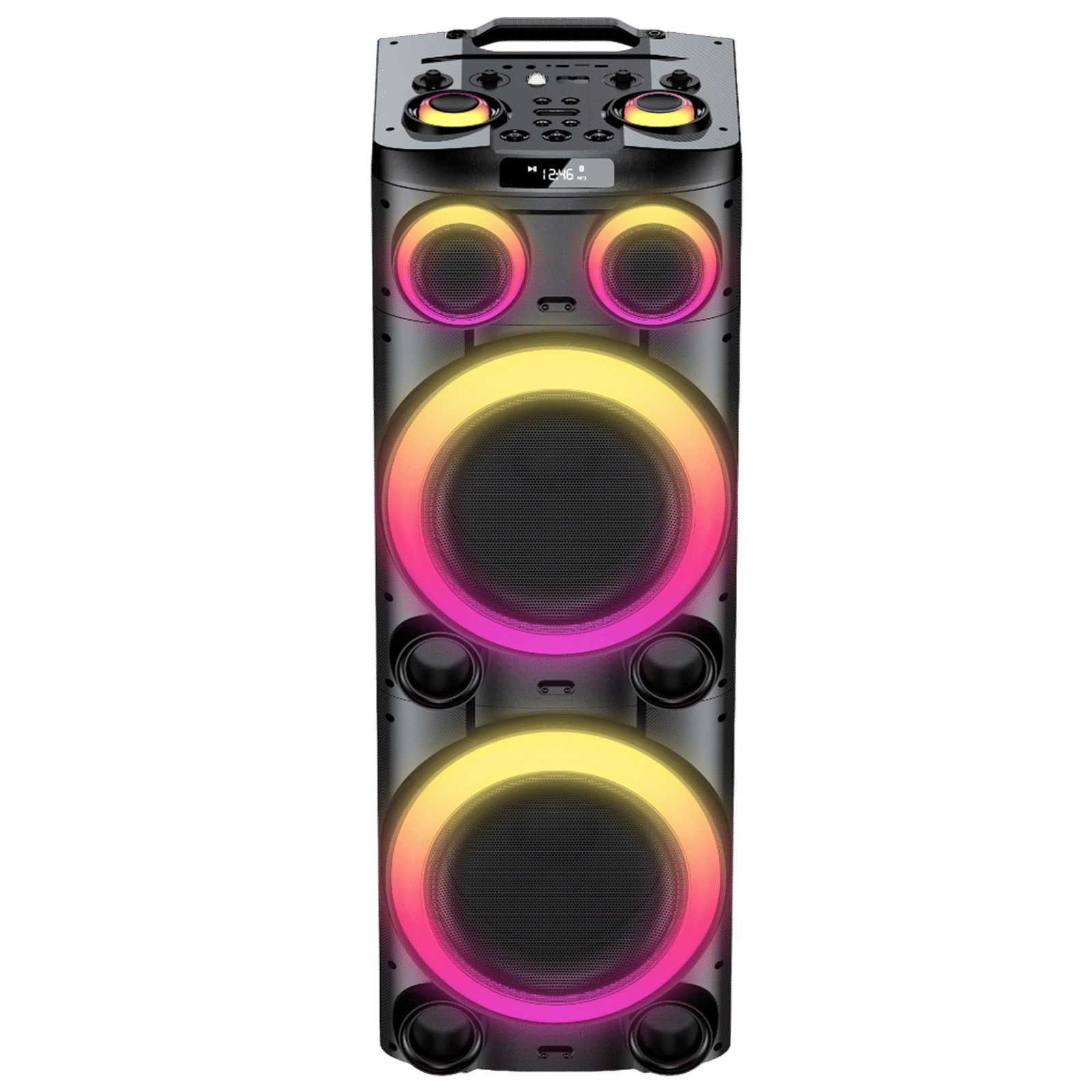 Croma Explode 2.0 1400W Bluetooth Party Speaker with Mic (RGB Party Laser Light, Stereo Channel, Black) Croma Explode 2.0 1400W Bluetooth Party Speaker with Mic (RGB Party Laser Light, Stereo Channel, Black)_8