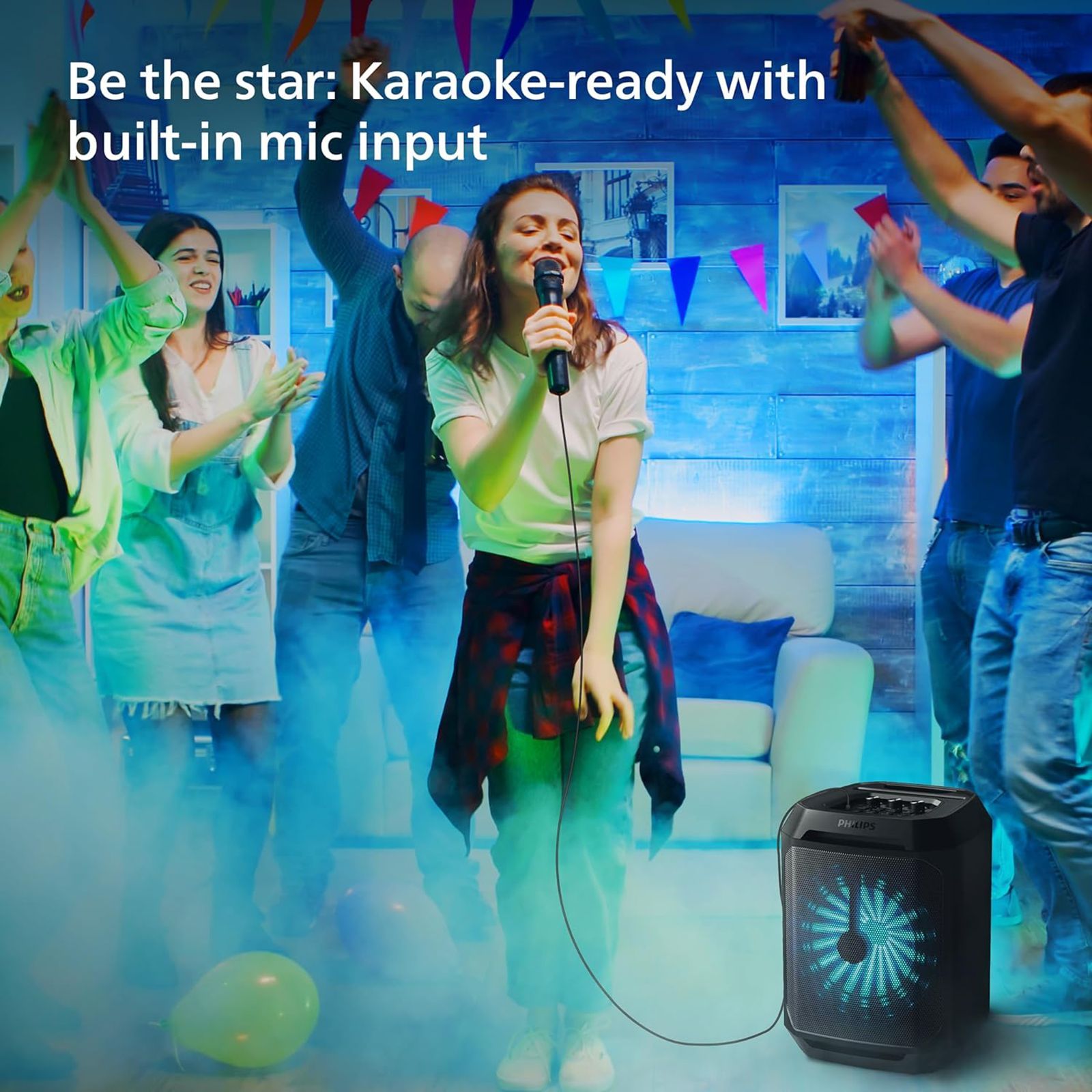 PHILIPS TAX2208/94 30W Bluetooth Party Speaker (Dynamic Bass Boost, Mono Channel, Black)_9