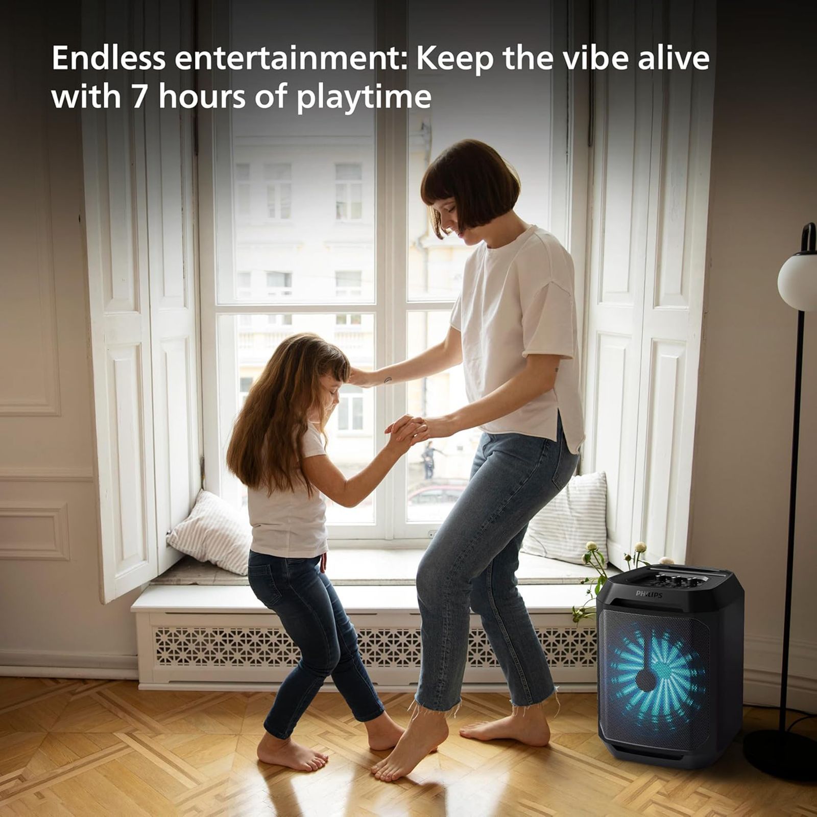 PHILIPS TAX2208/94 30W Bluetooth Party Speaker (Dynamic Bass Boost, Mono Channel, Black)_12